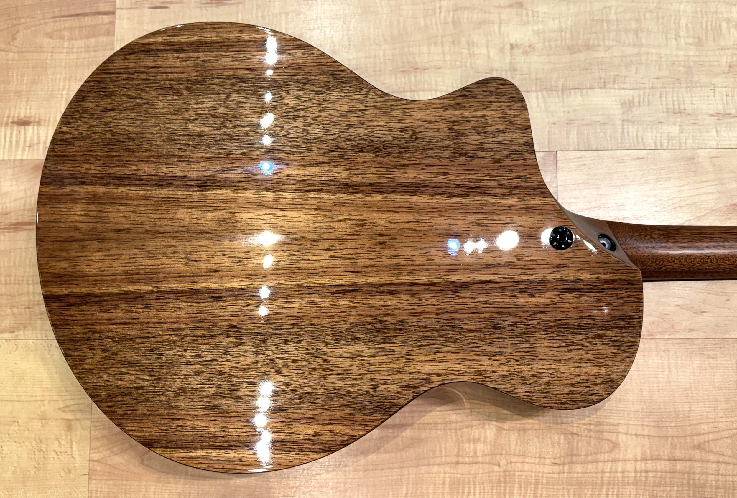 Back of the body of the Martin Road Series SC-13E Acoustic-Electric Guitar (Previous Model)