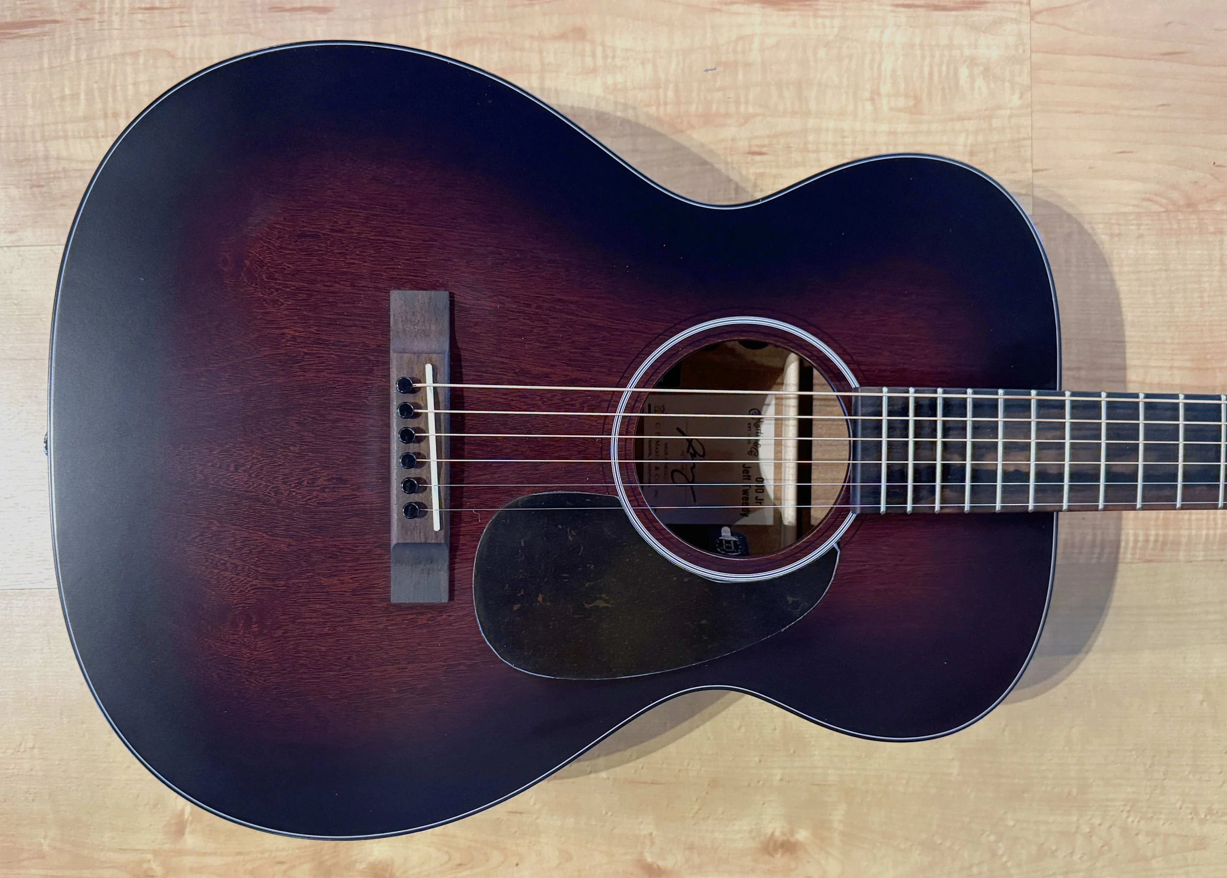 Body of the Martin 000 Jr E Jeff Tweedy 000 Junior Acoustic Electric