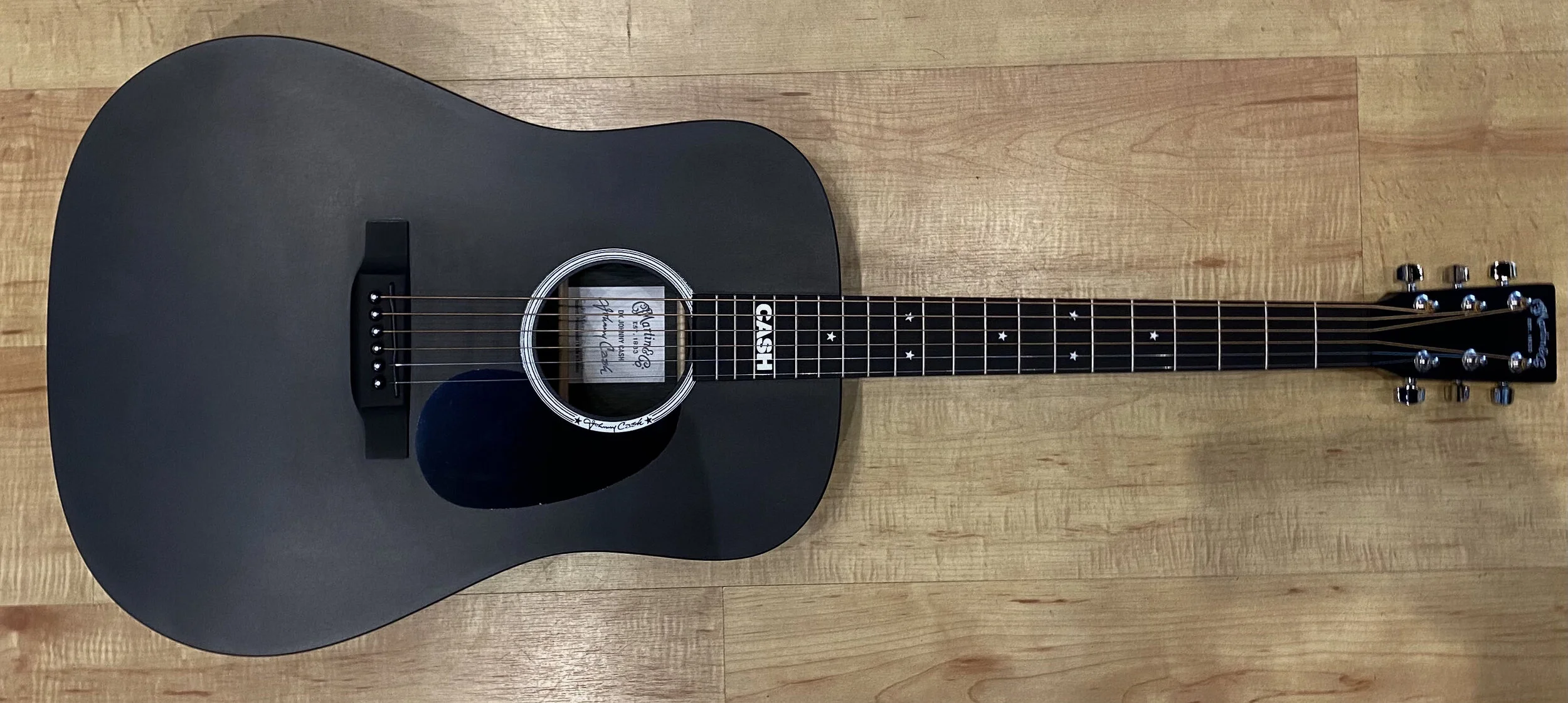 Martin DX Johnny Cash Signature Dreadnought Acoustic-Electric 
