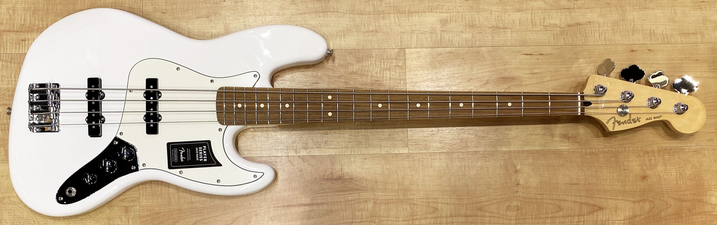 Fender Player Jazz Bass Polar White — Andy Babiuk's Fab Gear