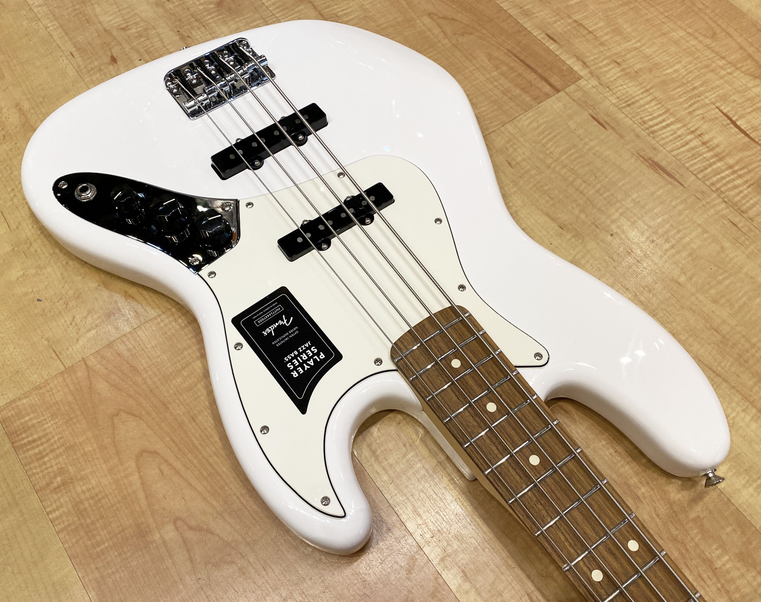 Fender Player Jazz Bass Polar White — Andy Babiuk's Fab Gear