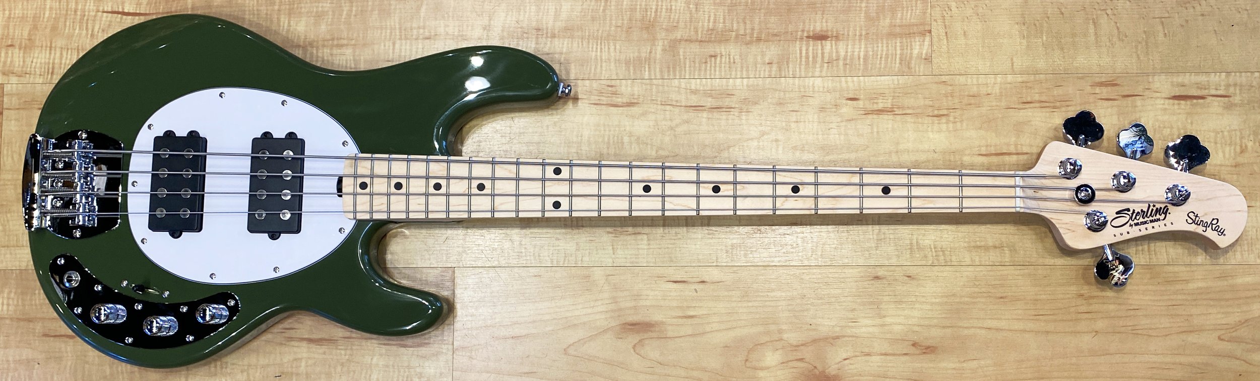 Sterling By Music Man StingRay Ray4HH Bass Olive — Andy Babiuk's Fab Gear