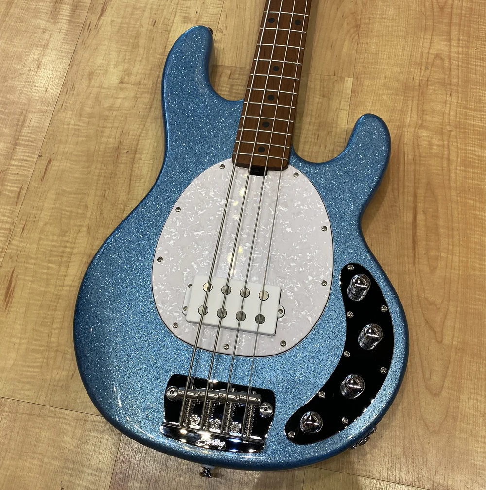 Sterling By Music Man StingRay Ray34 Bass Blue Sparkle — Andy  
