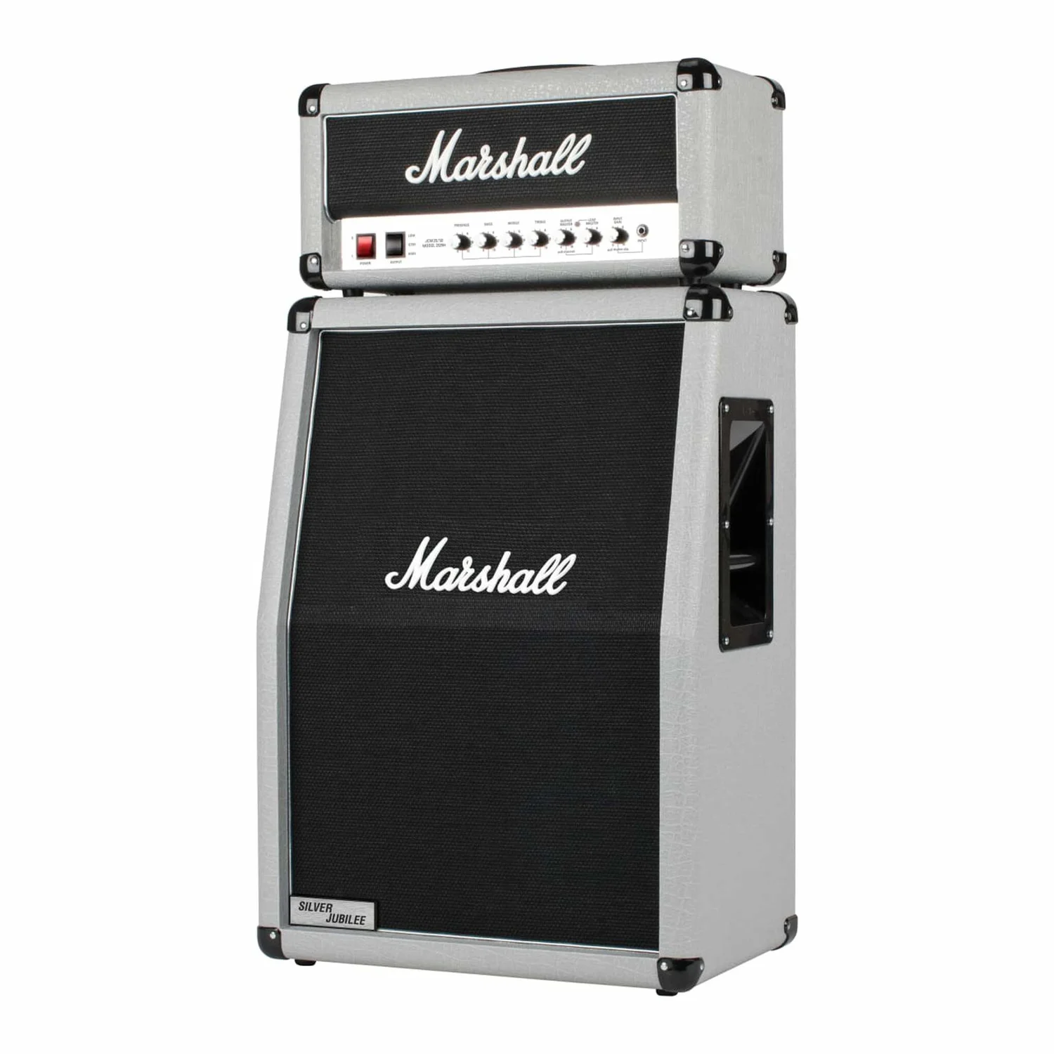 Marshall Studio Series 2525H Silver Jubilee 20W Head and 2536A 
