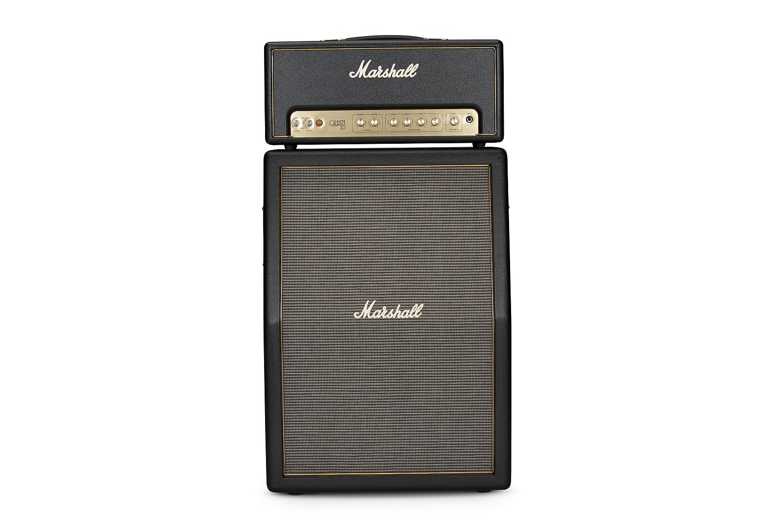 Marshall Origin20H Origin 20-watt Tube Head and Origin212A 2x12" Cabinet Stack