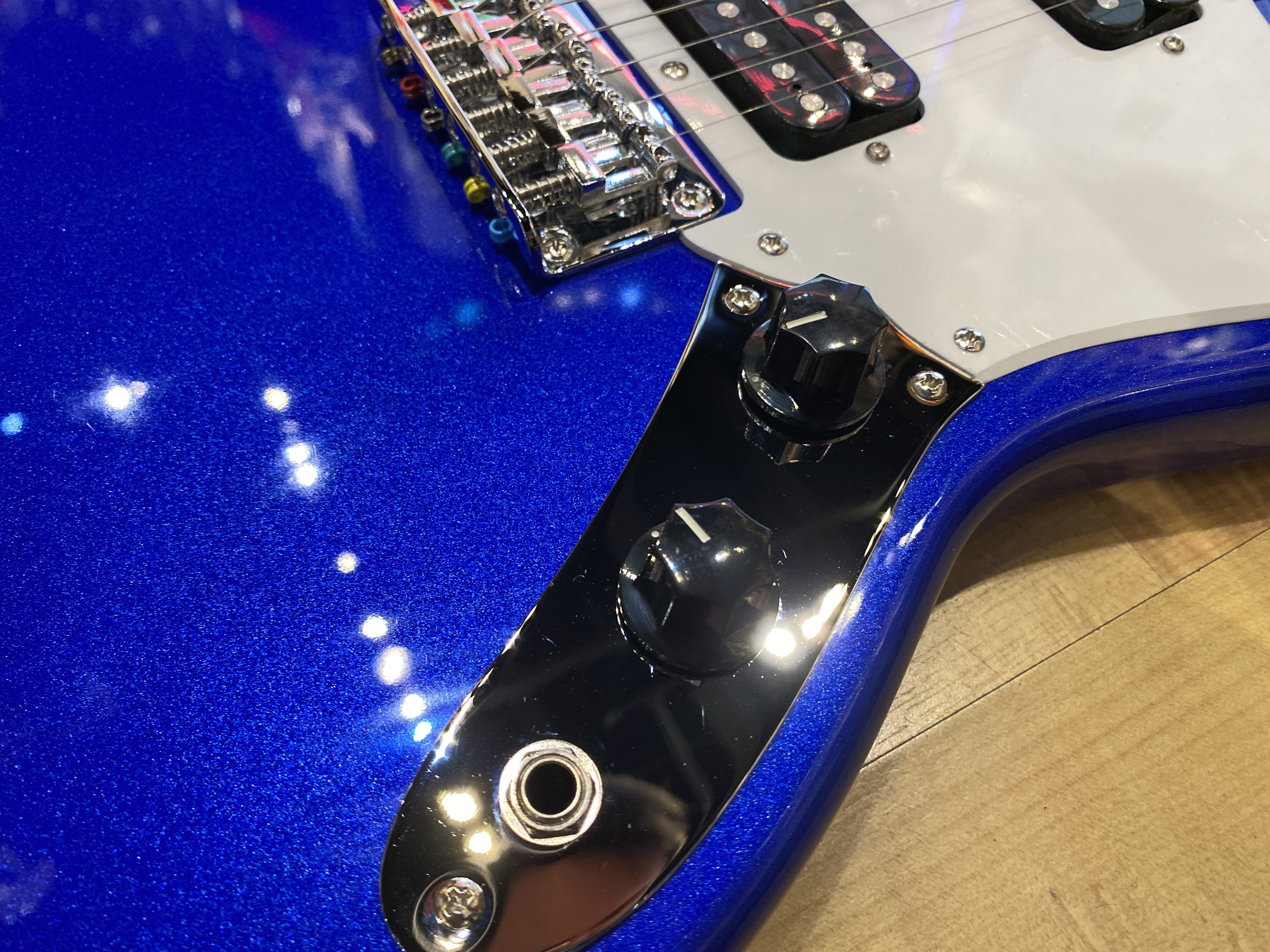 Squier Bullet Mustang HH Electric Guitar Imperial Blue — Andy Babiuk's Fab  Gear