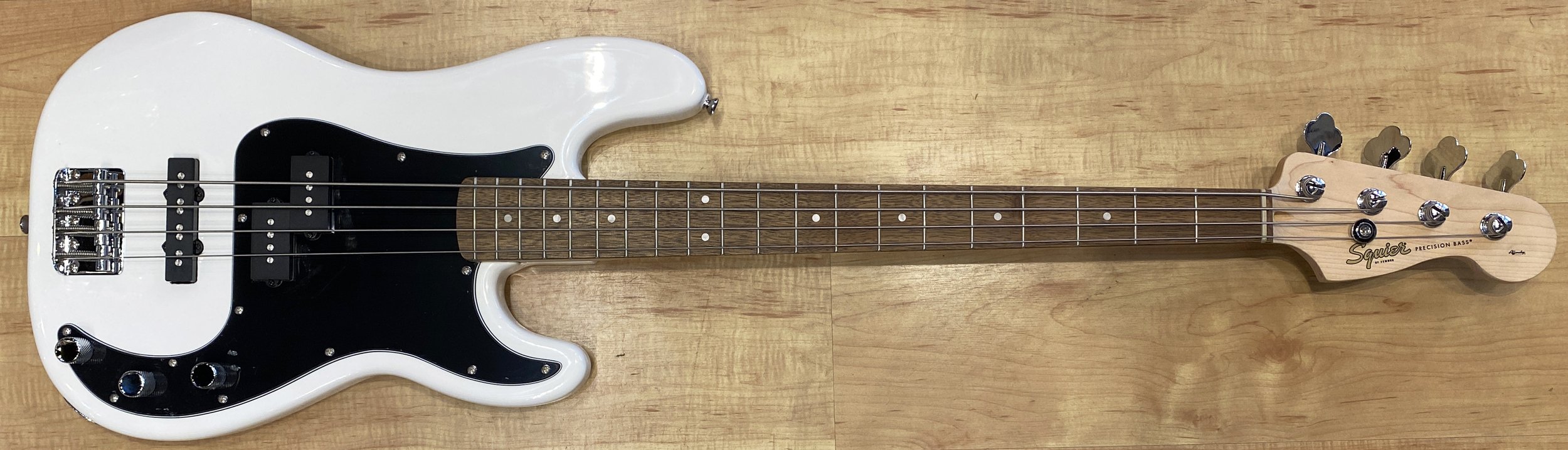 Squier Affinity Series Precision Bass PJ Arctic White — Andy Babiuk's Fab  Gear