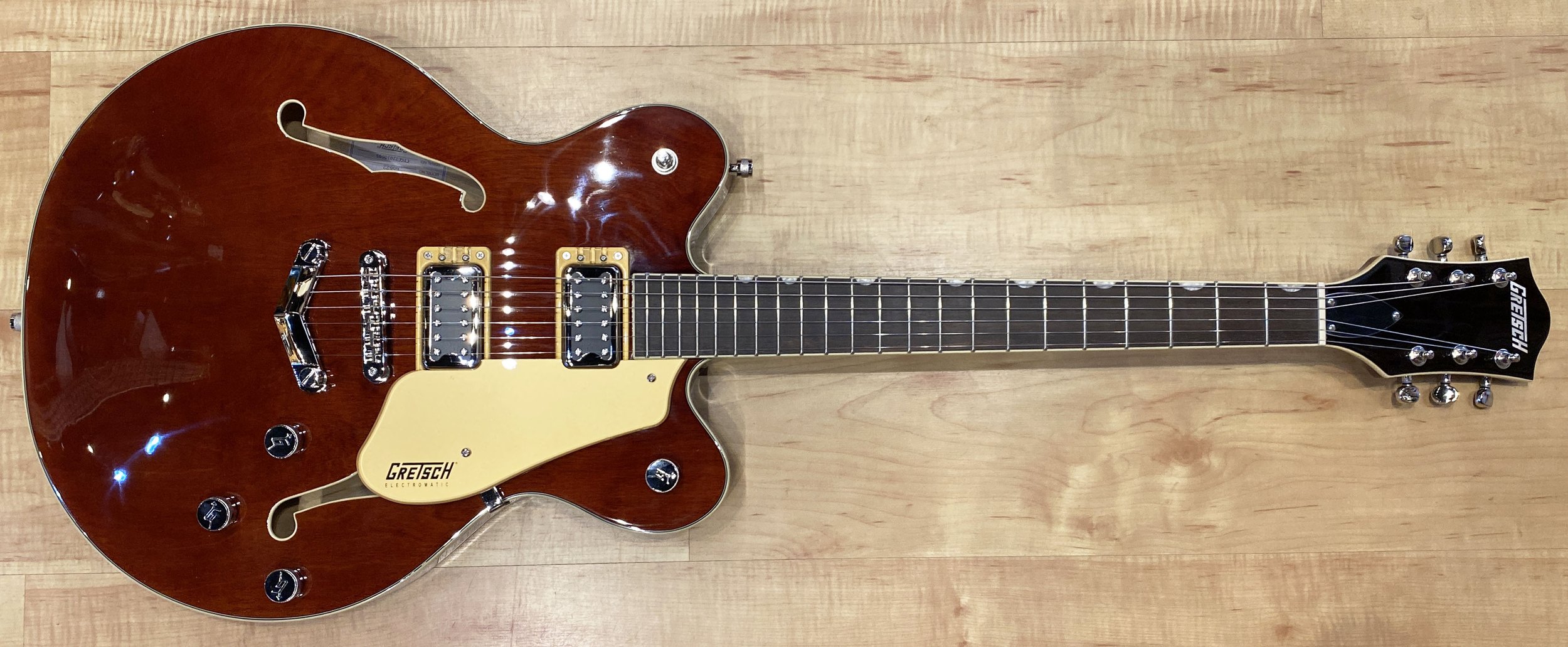 Gretsch G5622 Electromatic Center Block Double-Cut with V-Stoptail Aged  Walnut — Andy Babiuk's Fab Gear
