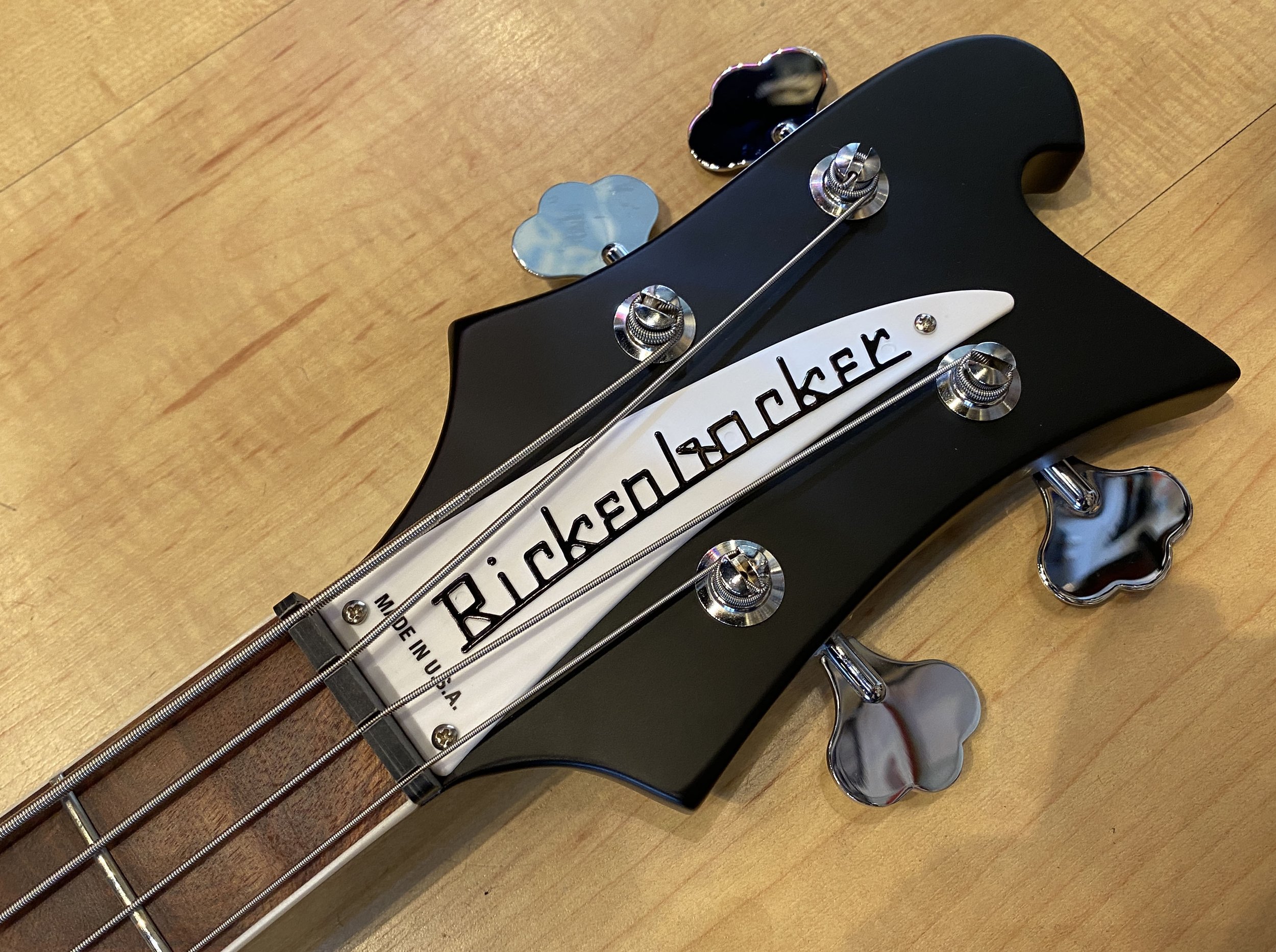 Rickenbacker 4003 Bass Matte Black — Andy Babiuk's Fab Gear