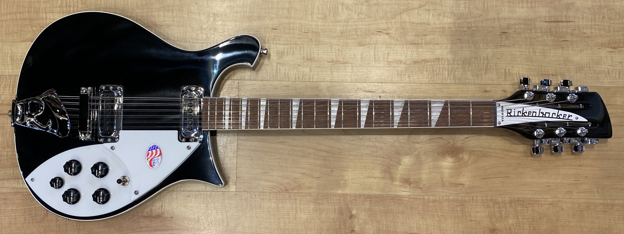 Rickenbacker 620/12 12-String Electric Guitar JetGlo — Andy 