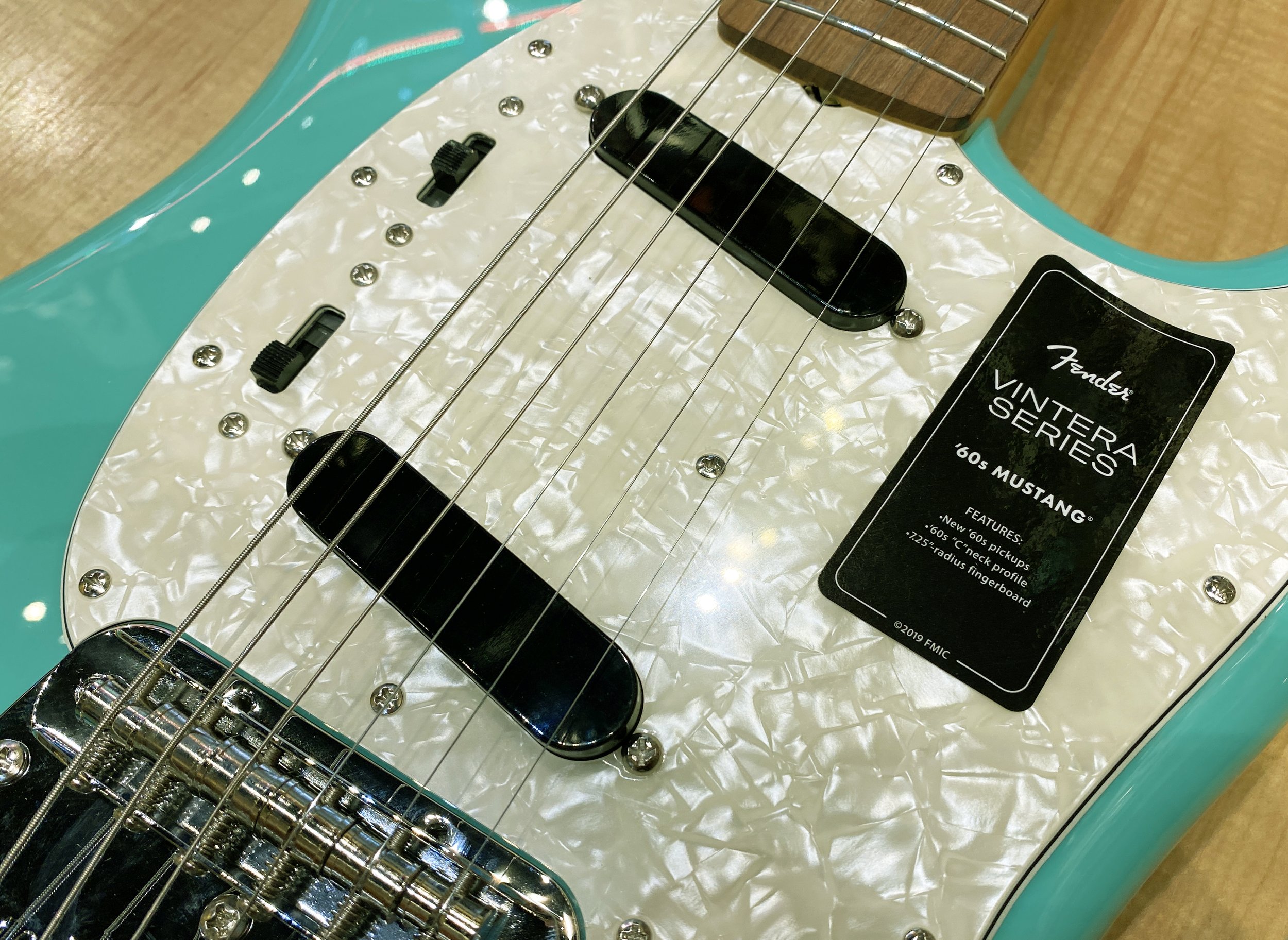 Fender Vintera '60s Mustang Electric Guitar (Sea Foam Green