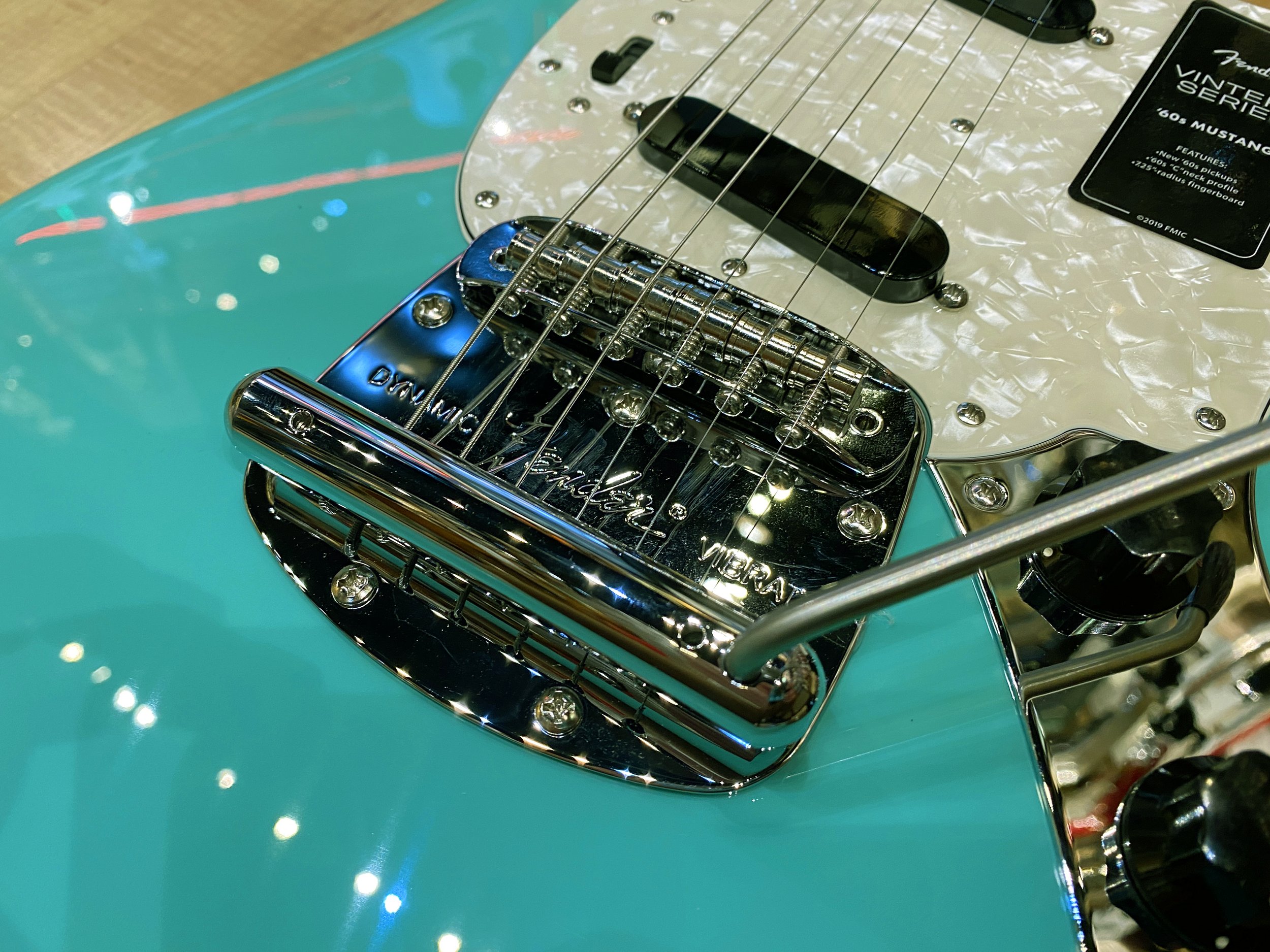 Fender Vintera '60s Mustang Electric Guitar (Sea Foam Green) — Andy  Babiuk's Fab Gear