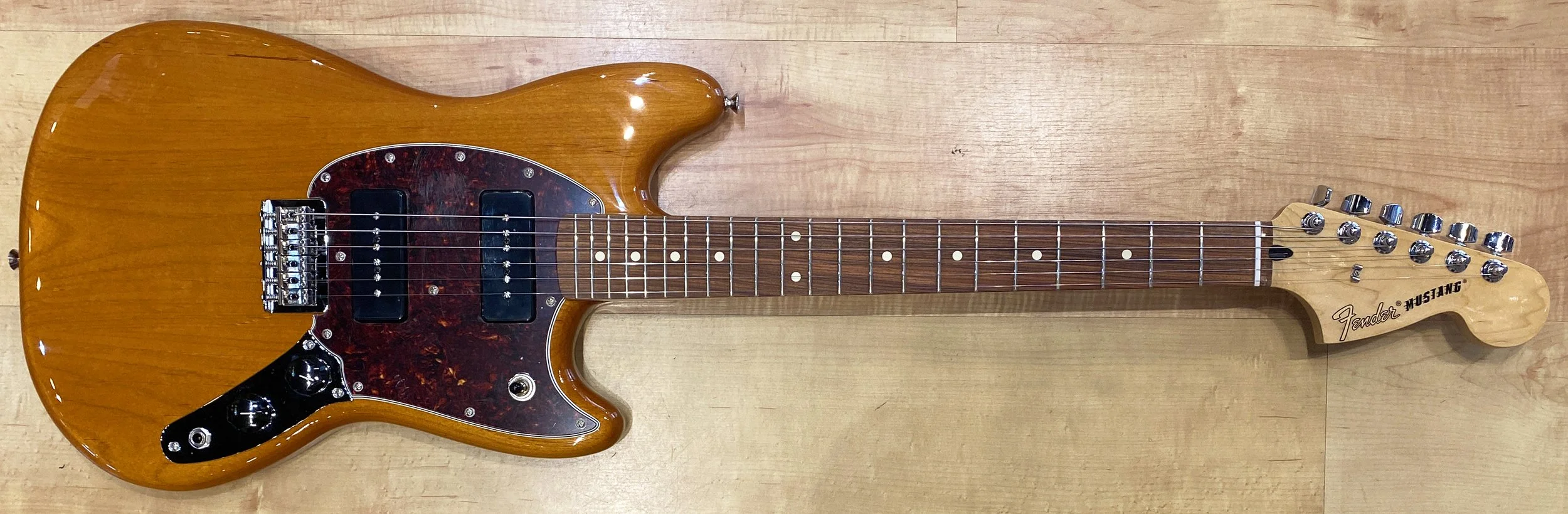Fender Player Mustang 90 Electric Guitar (Aged Natural) — Andy 