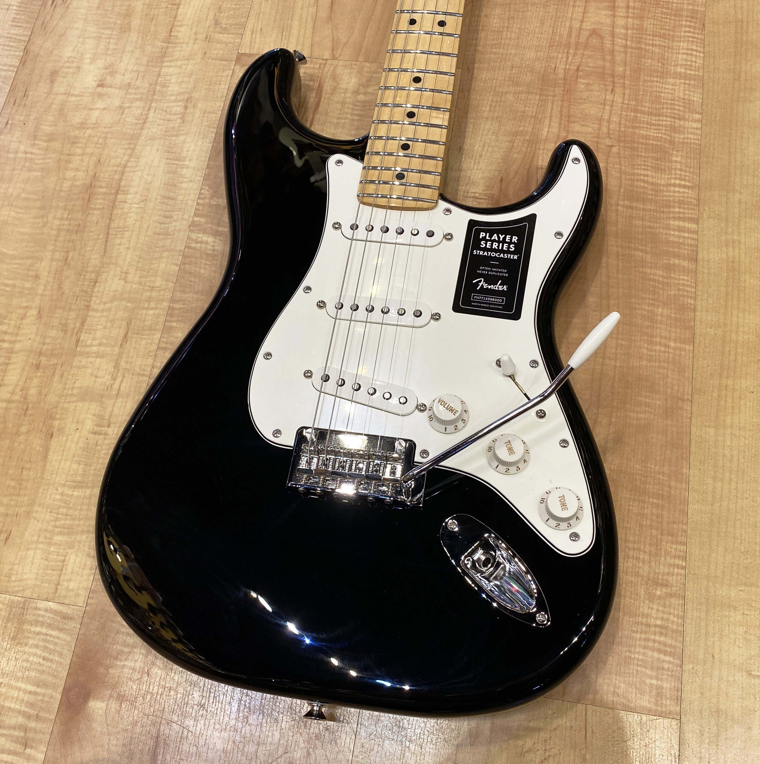 Fender Player Series Stratocaster Electric Guitar Black — Andy Babiuk's ...