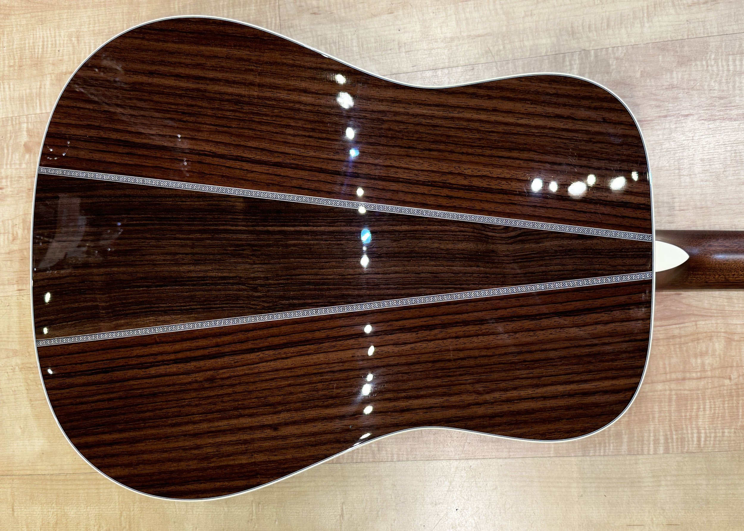 Back of the body of the Martin Standard Series HD-35 Acoustic Guitar Previous Version