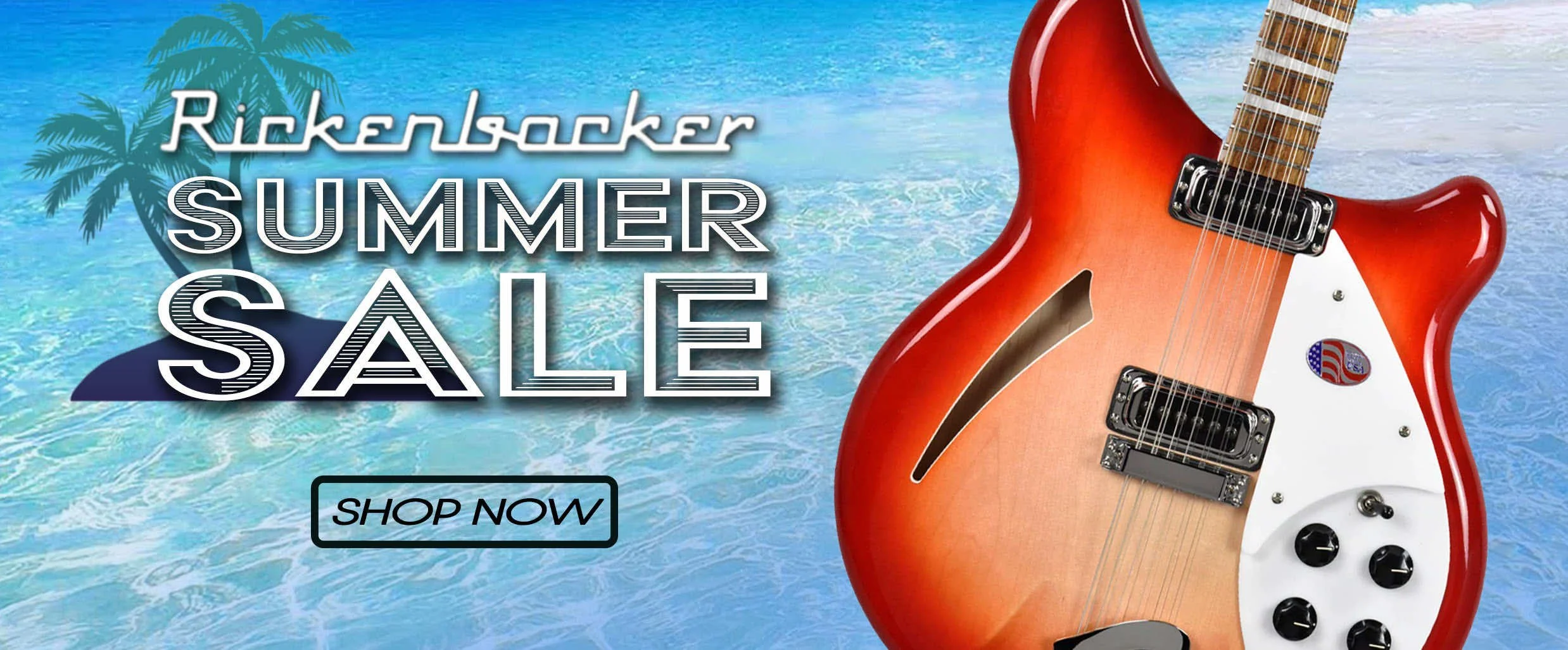 This advertises the Rickenbacker Summer Sale