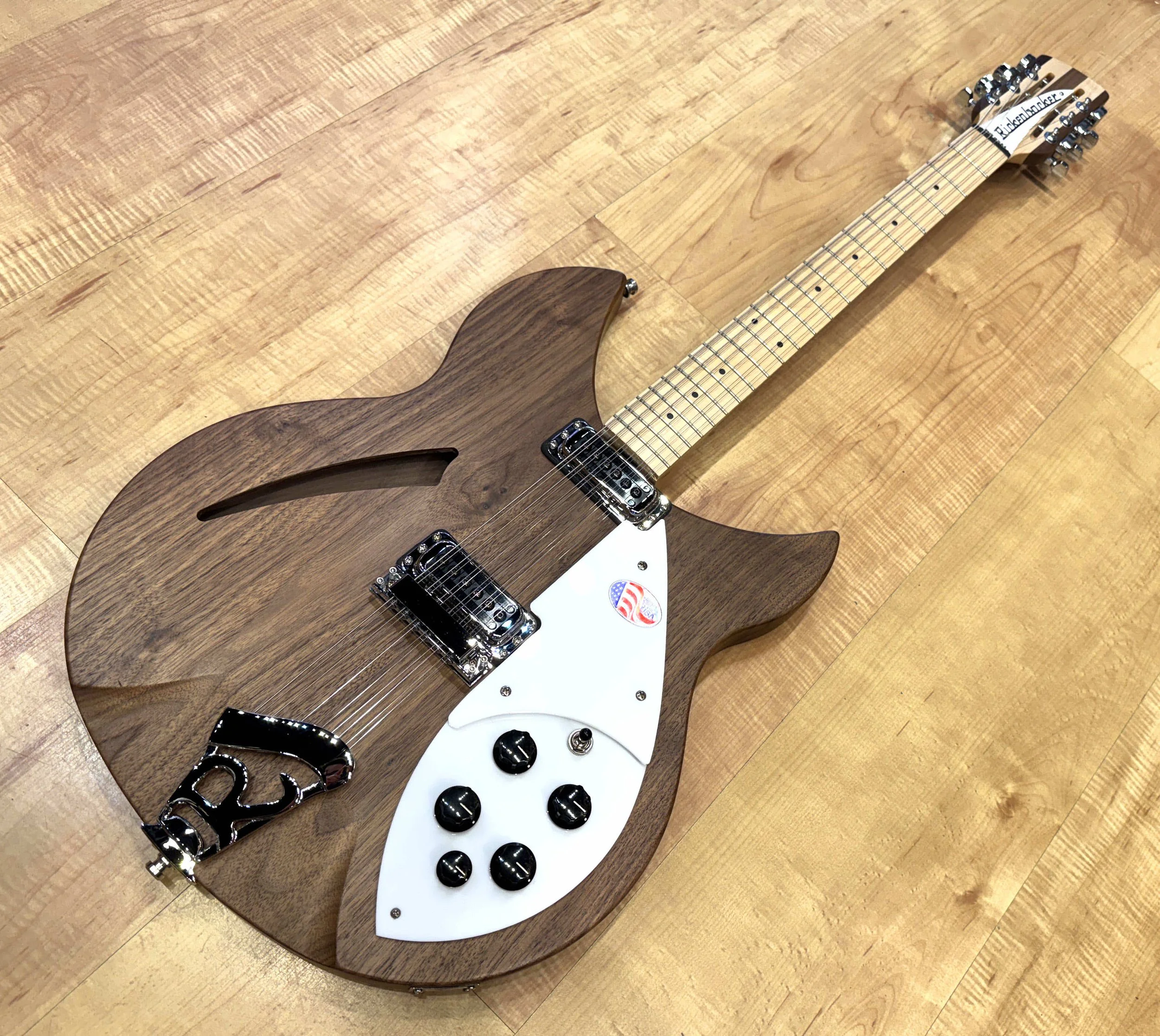 Full view of the Rickenbacker 330/12W 12-String Electric Guitar In Walnut