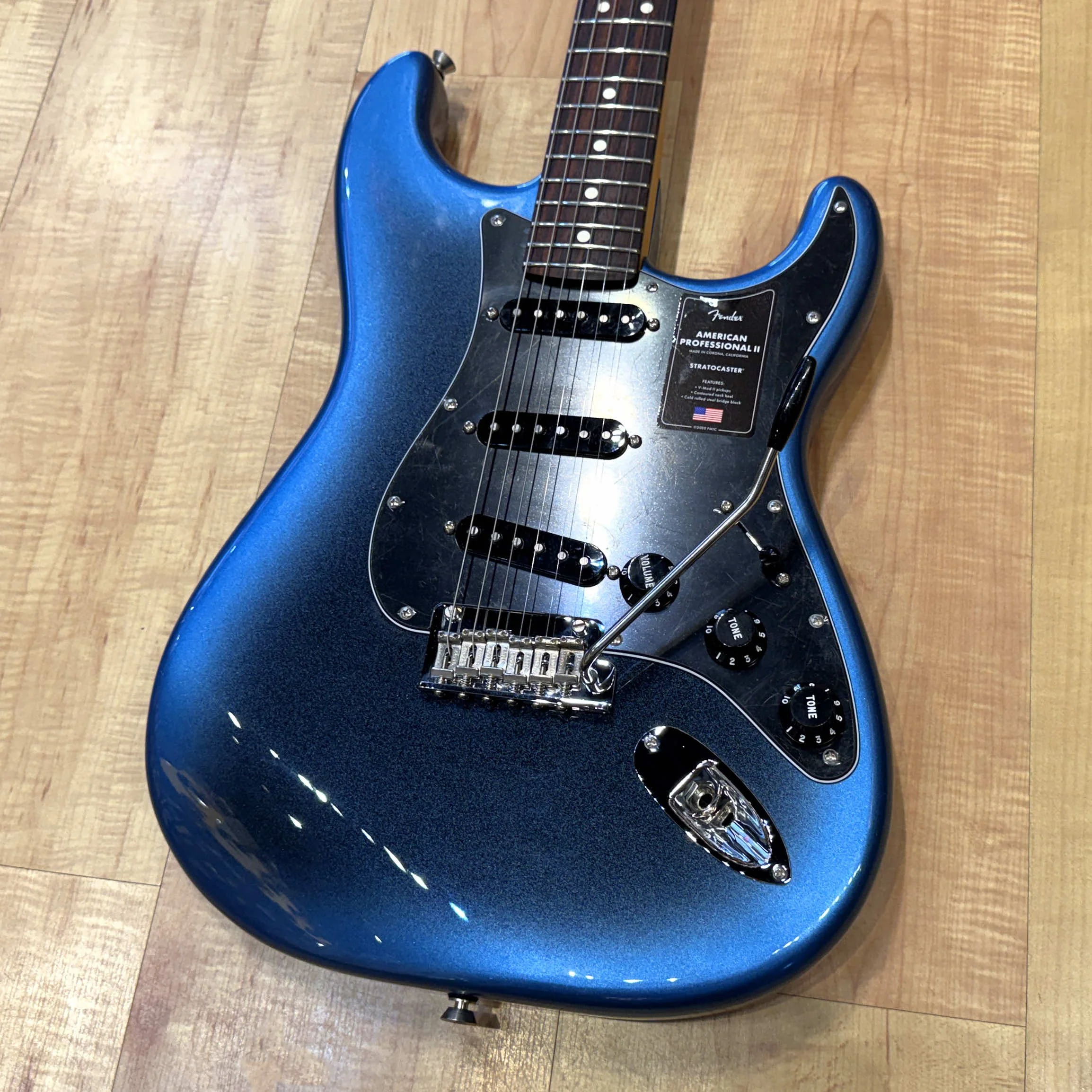 Fender American Professional II Stratocaster Electric Guitar In Dark Night