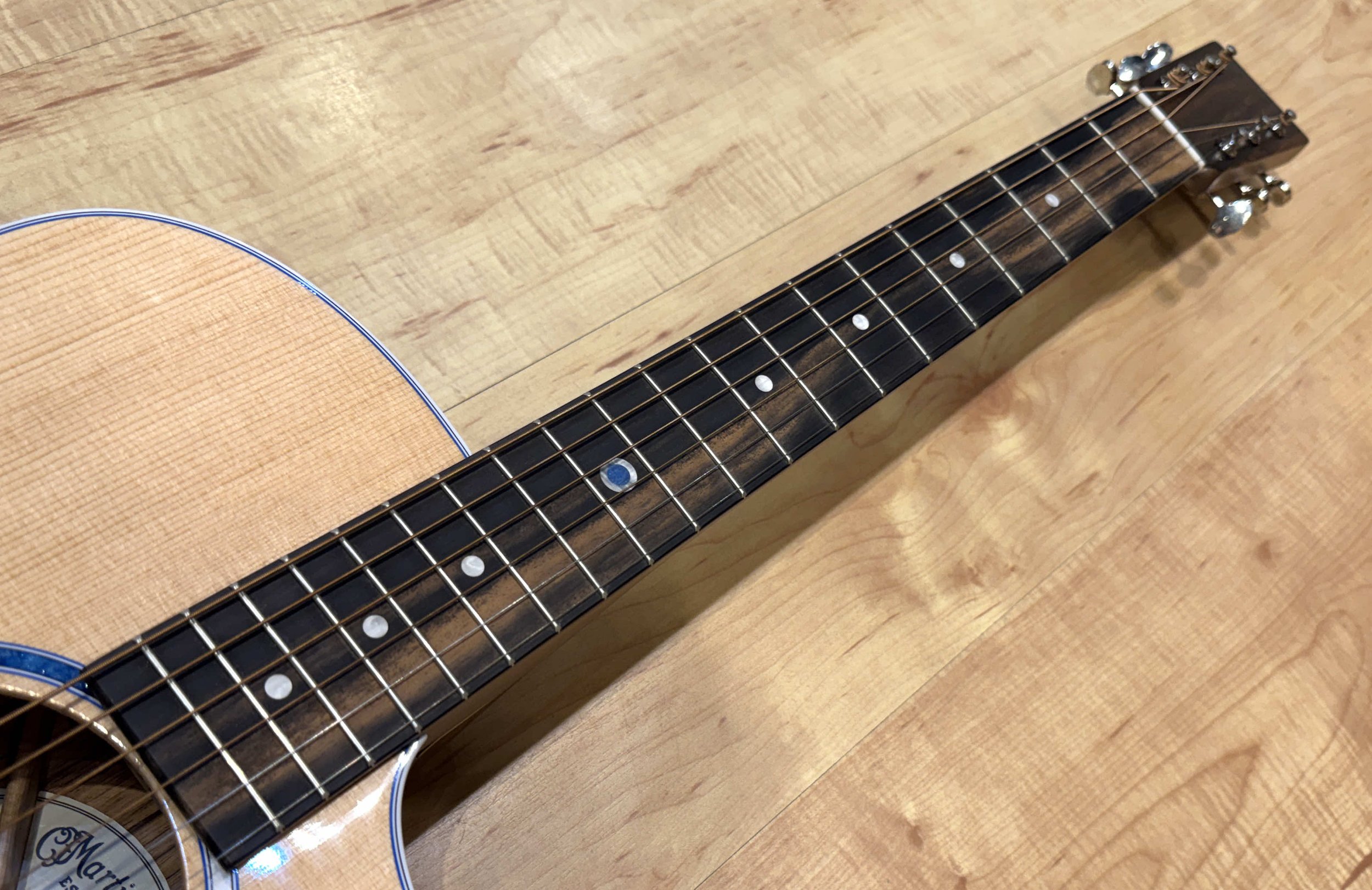 Neck of the Martin Road Series SC-13E Acoustic-Electric Guitar (Previous Model)