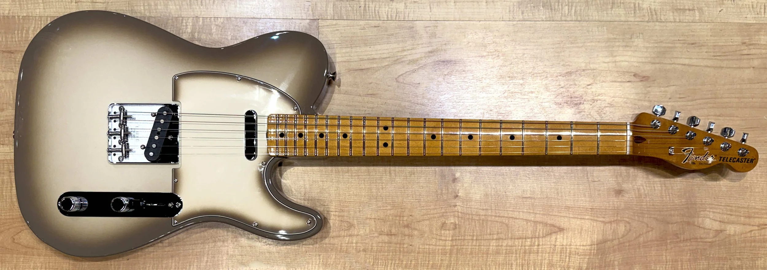 Front of the Fender Limited Edition Vintera II '60s Telecaster Electric Guitar In Antigua