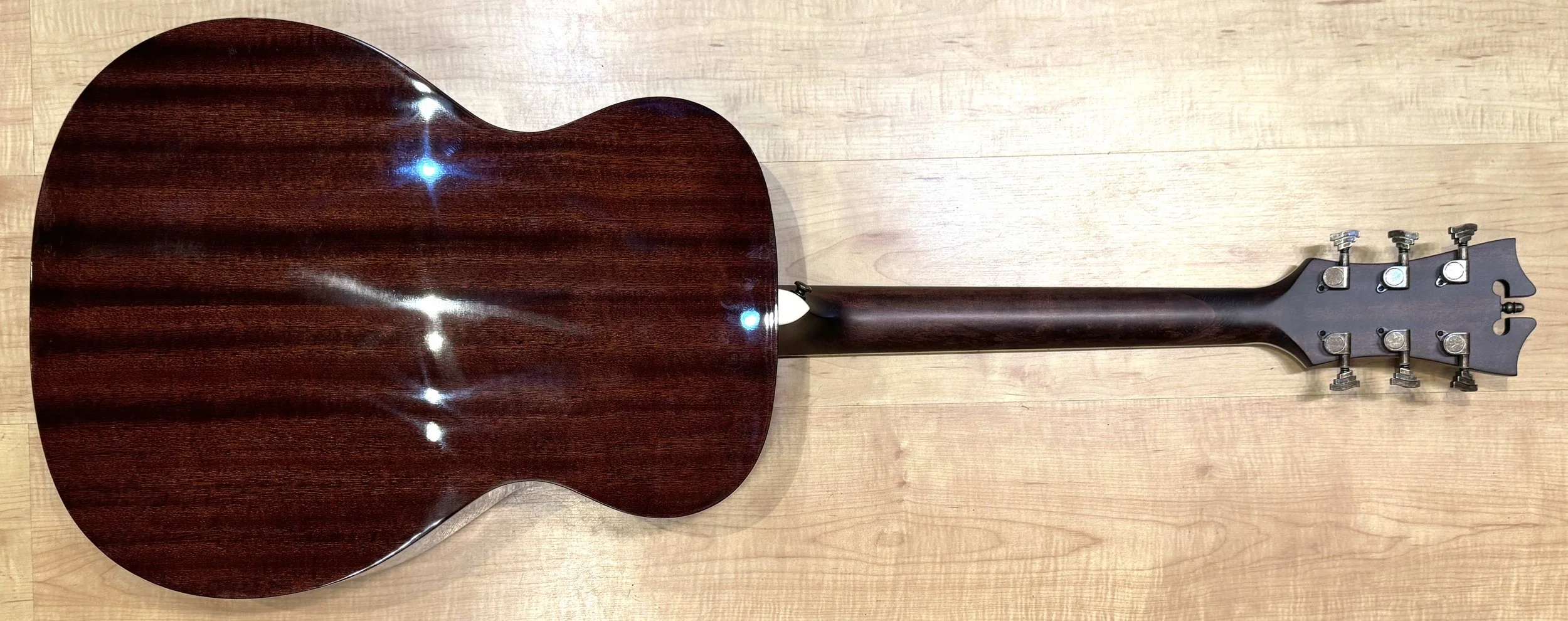 Back of the D'Angelico Grateful Dead Tammany Acoustic Electric Guitar