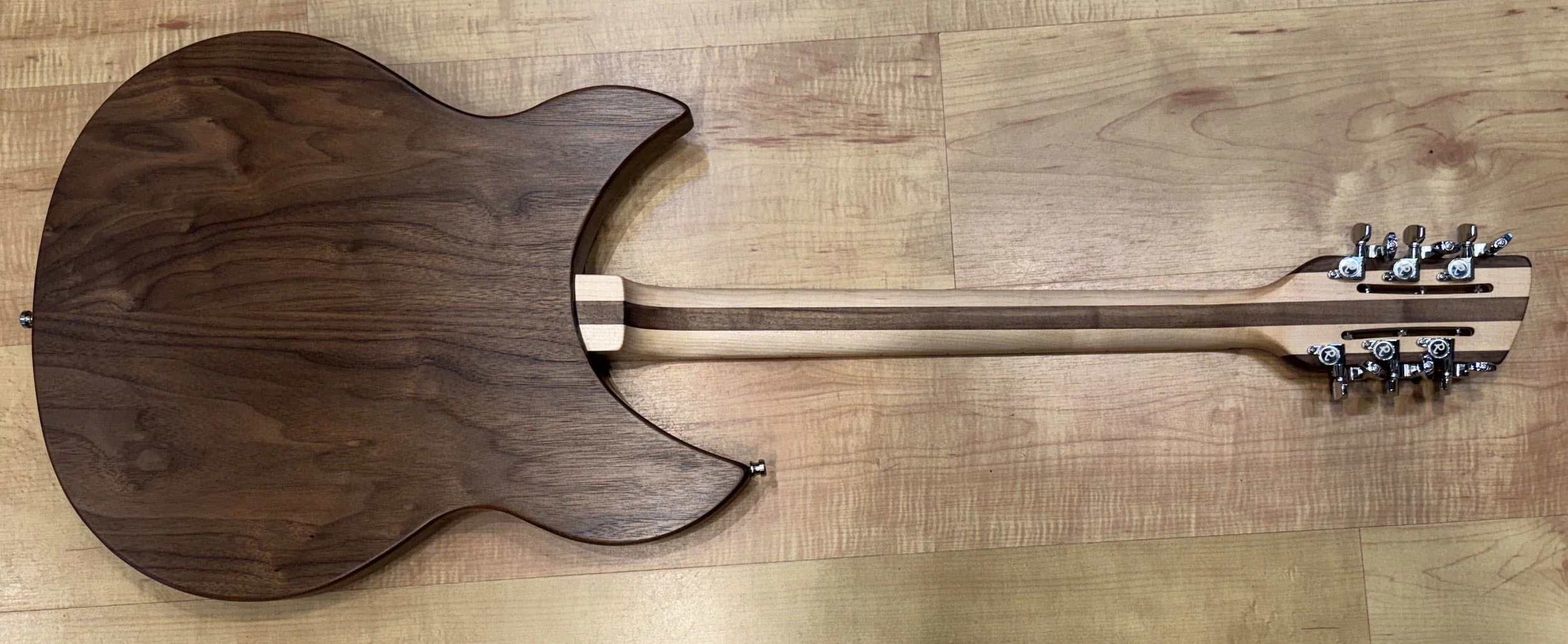 Back of the Rickenbacker 330/12W 12-String Electric Guitar In Walnut