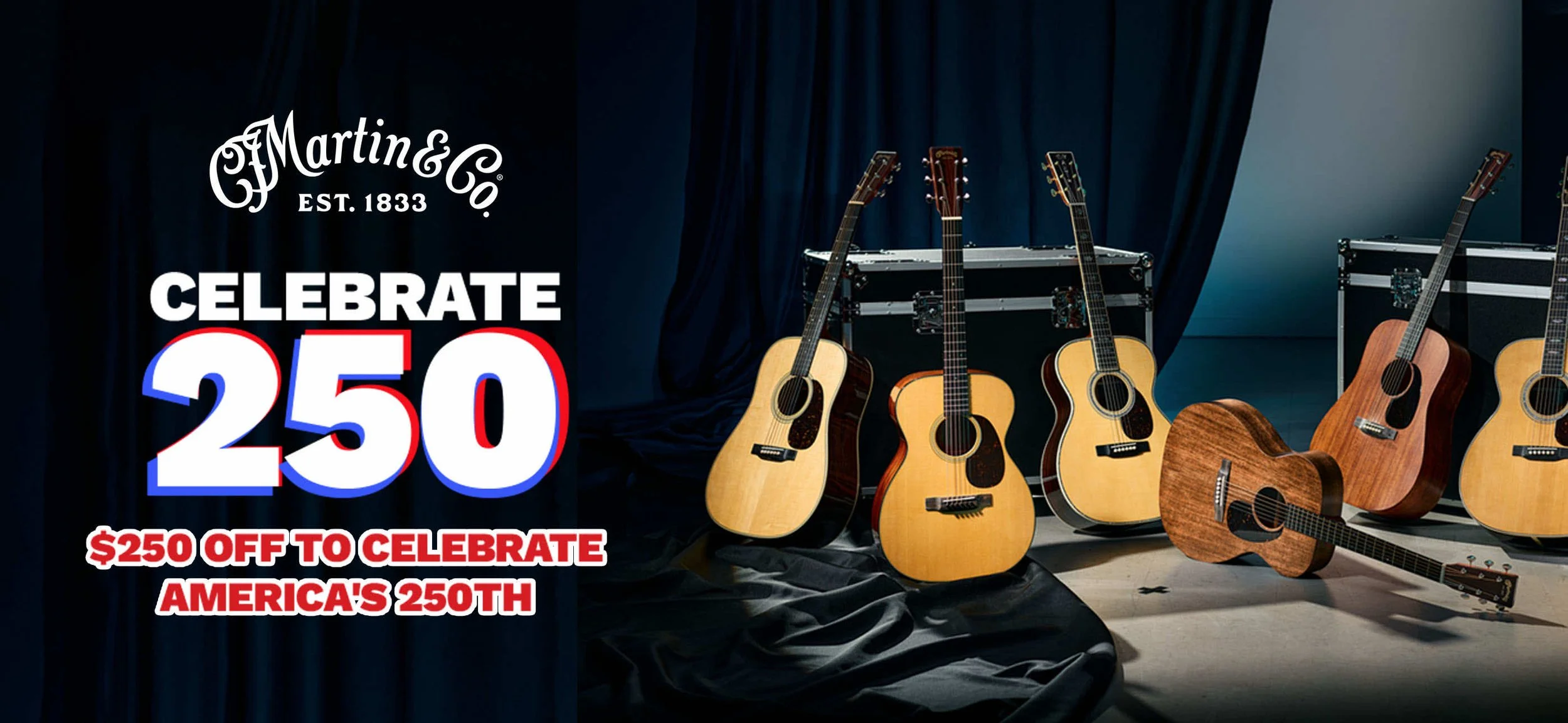 This advertises the celebrate 250 martin sale