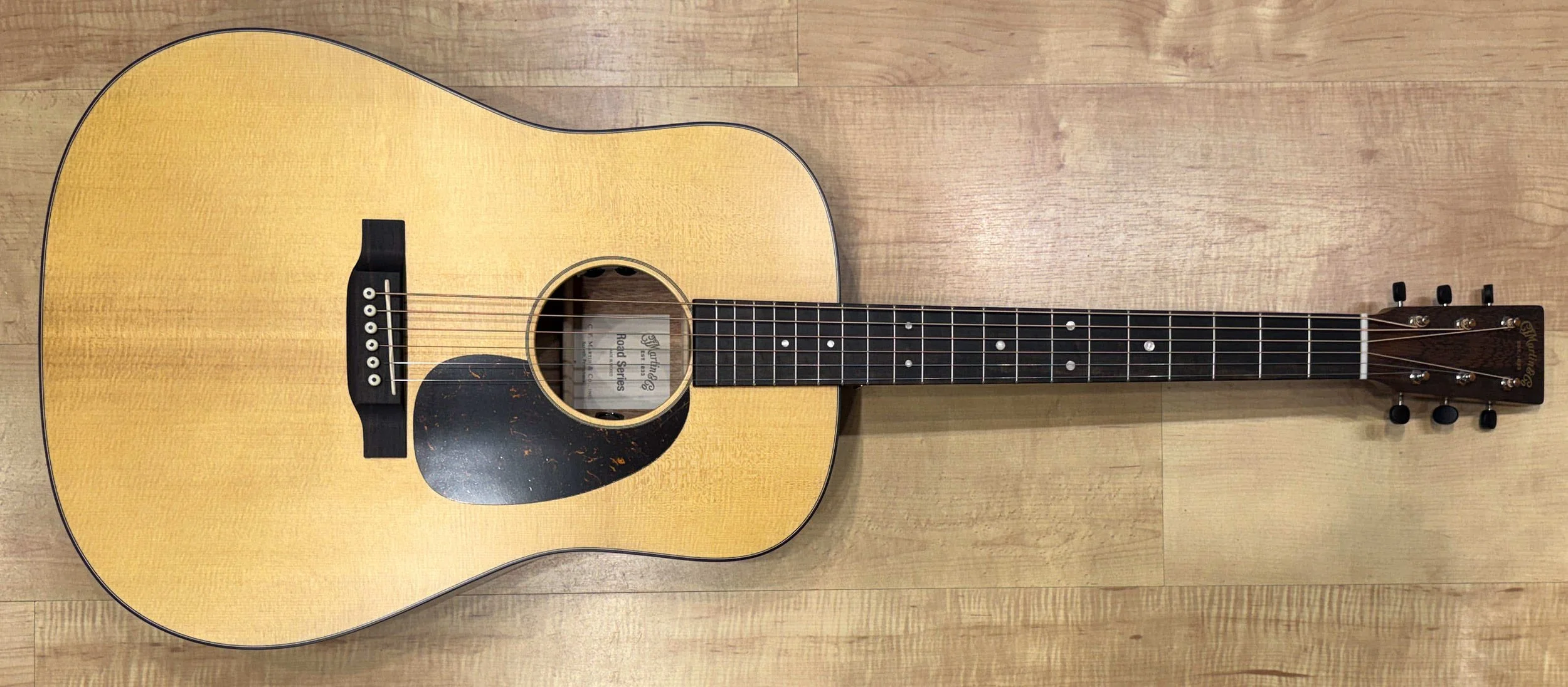Front of the Martin Road Series D-10E Retro Acoustic Electric Guitar