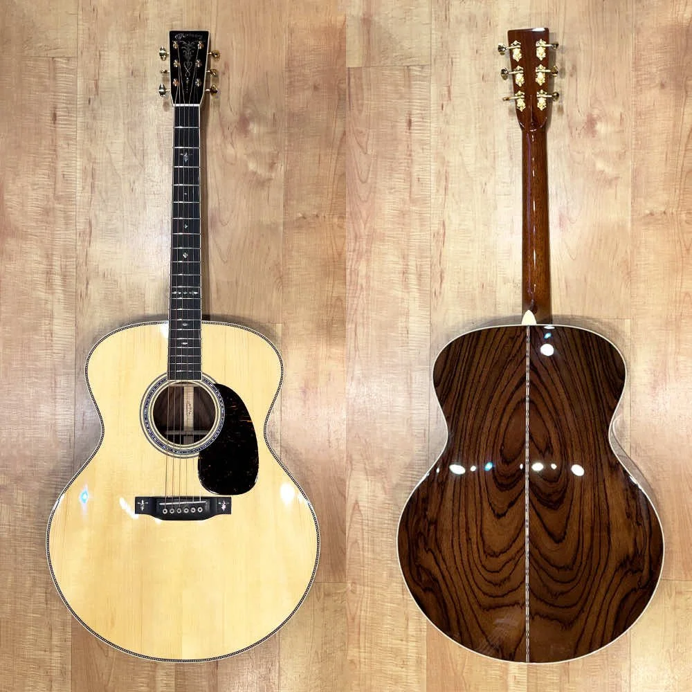 Martin Custom Shop Grand Jumbo Style Acoustic Guitar with Wild-Grain Rosewood Set #22