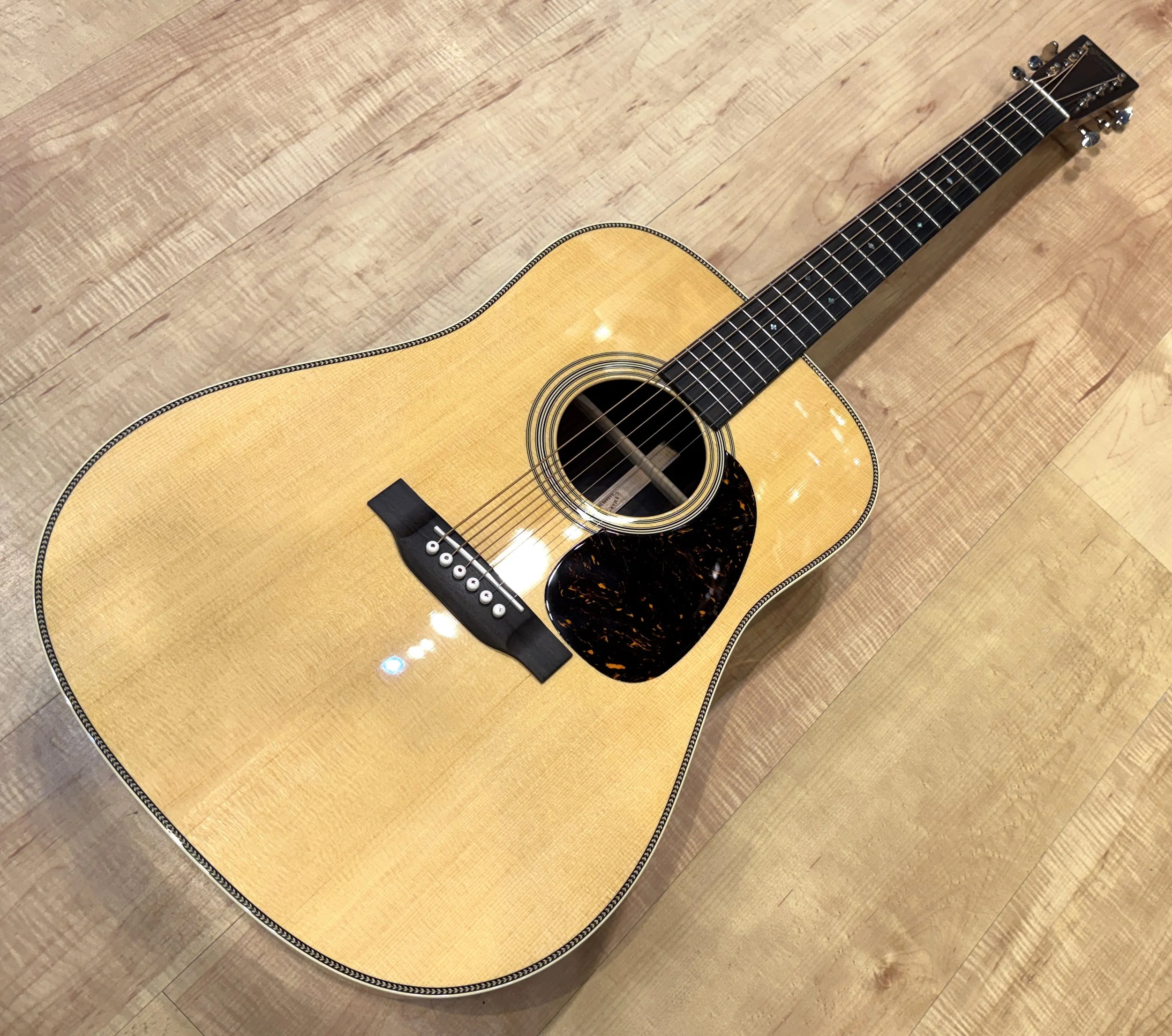 Full view of the Martin Standard Series HD-28 Acoustic Guitar 2025 Refresh Serial Number 2938884