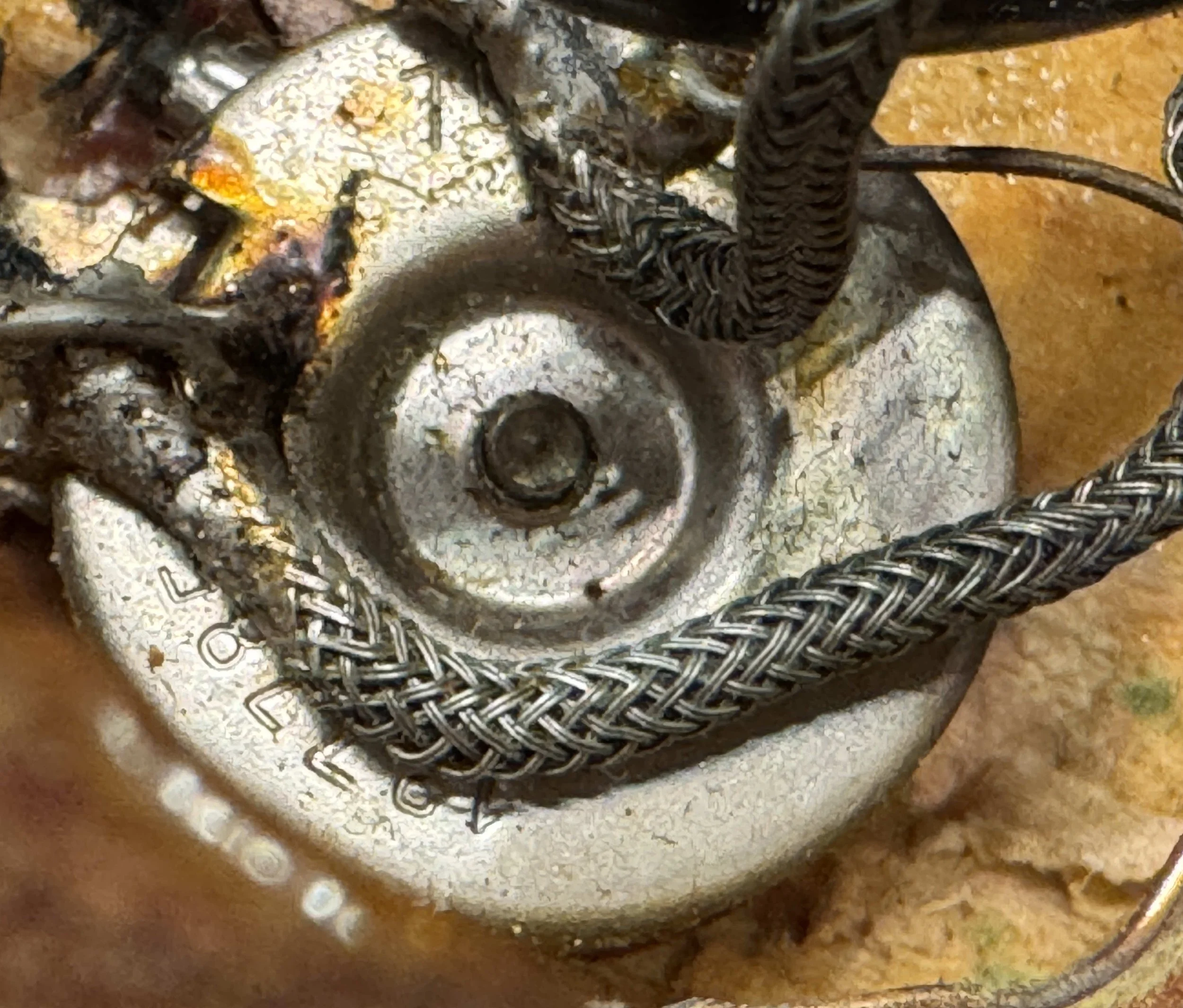 Solder joints of the Gibson Les Paul Standard Gold Top - Vintage 1969