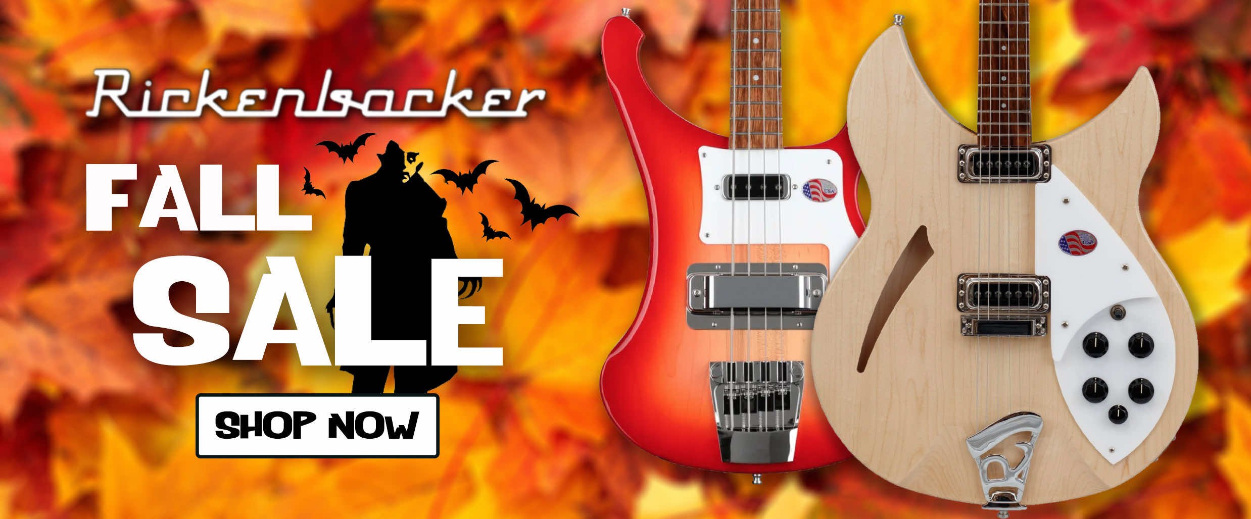 All rickenbacker models are on SALE FOR A LIMITED TIME! - Oct 1st till Oct 30th