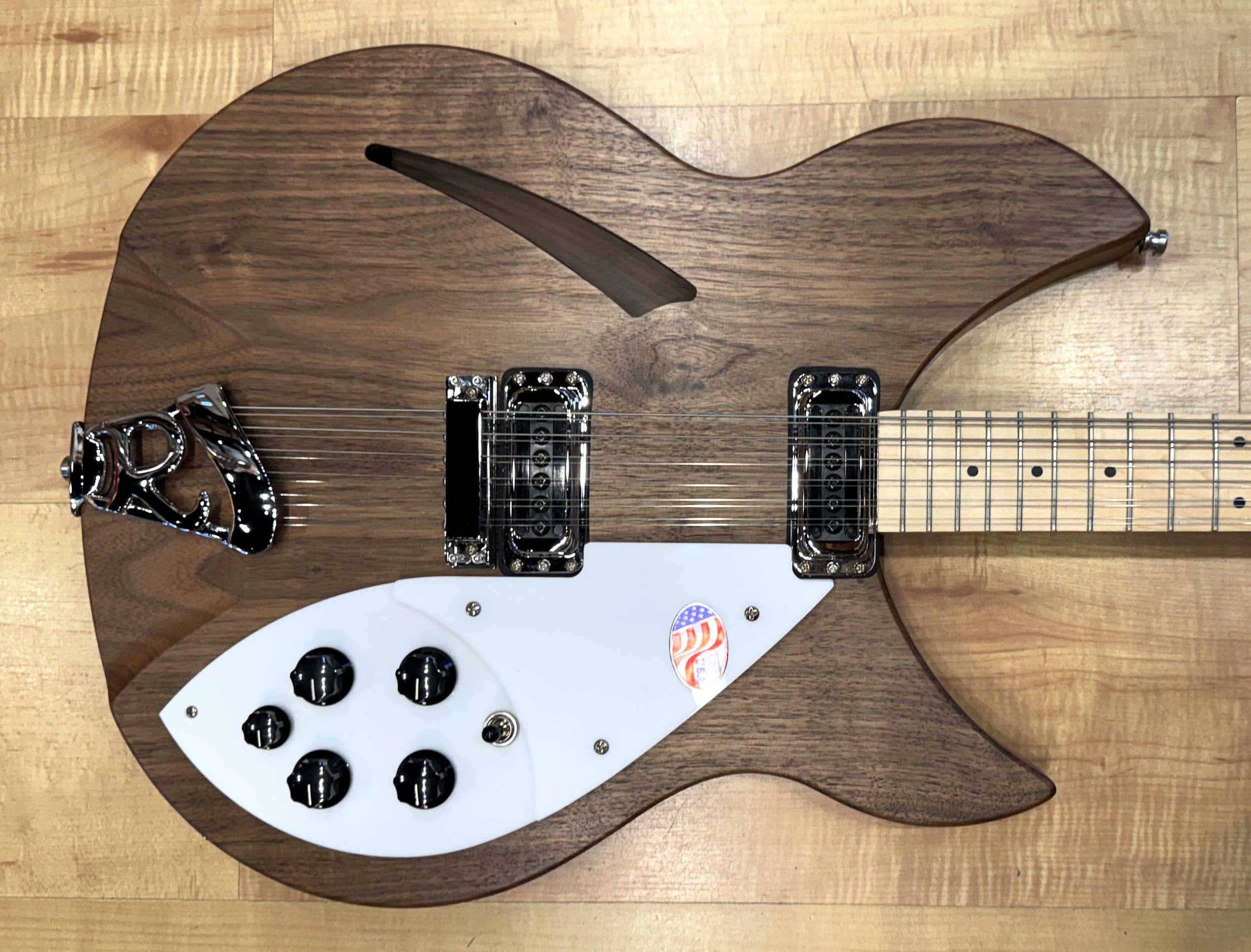 Body of the Rickenbacker 330/12W 12-String Electric Guitar In Walnut