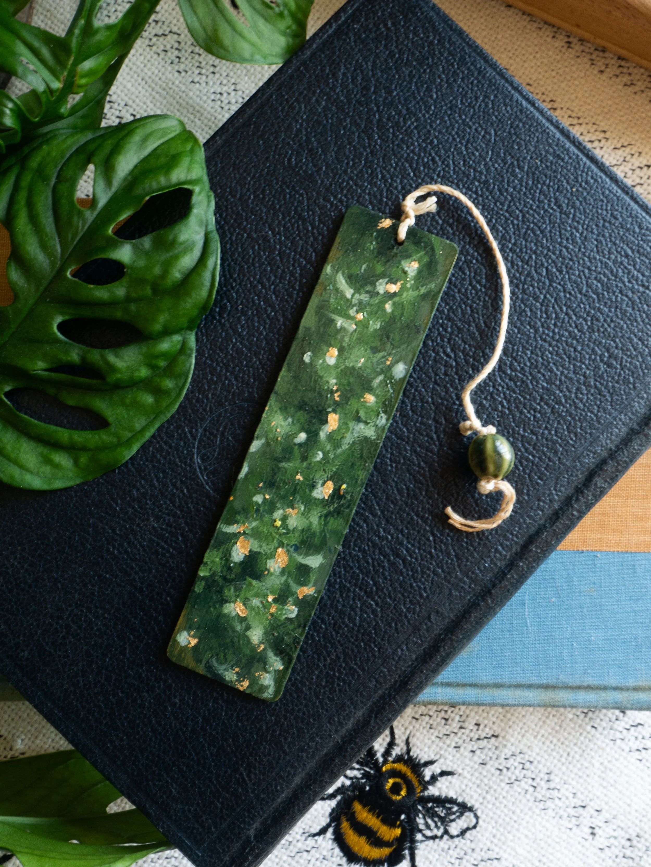 Bead and Button Bookmark XI