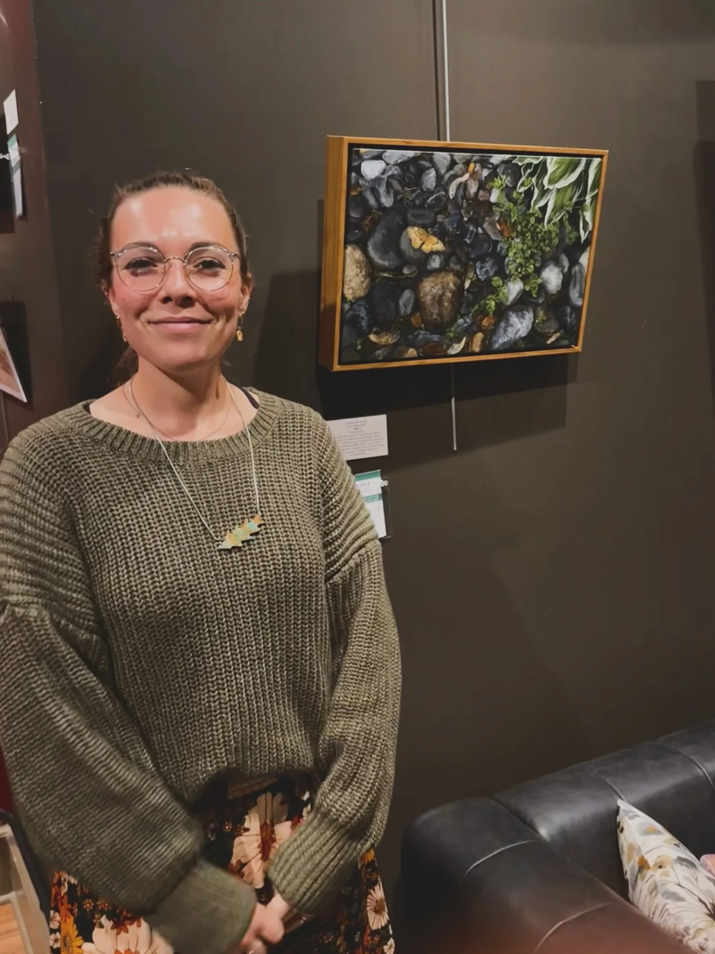 A beautiful night for Claudia 🫶🏻 
So grateful to be a small part of The Arcadian Gallery&rsquo;s American Wildlife Art Exhibit
