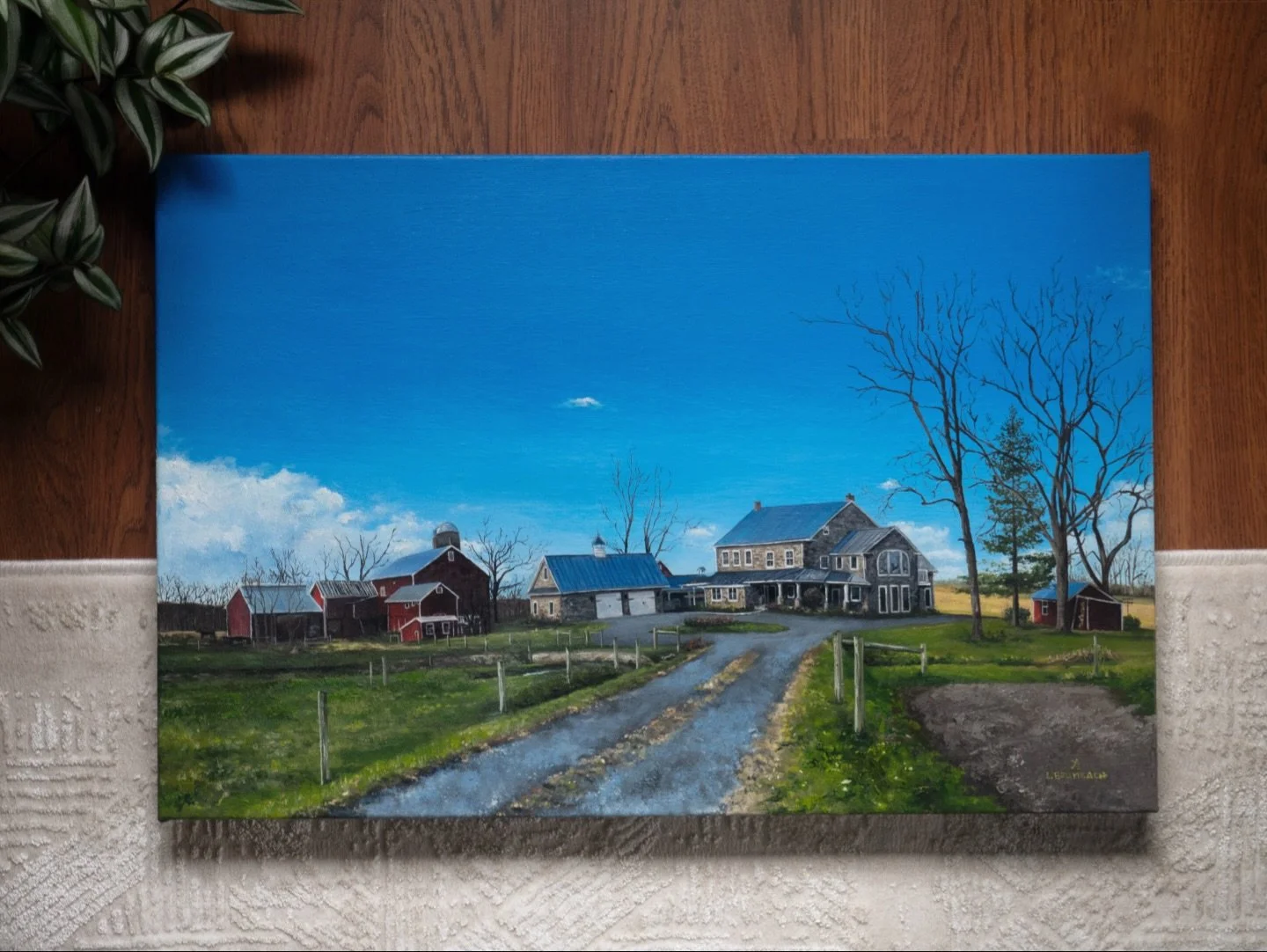 The Richard Family Farm 🫶🏻 thank you sweet friends for trusting me with such a meaningful gift for your family. 

. . . . .