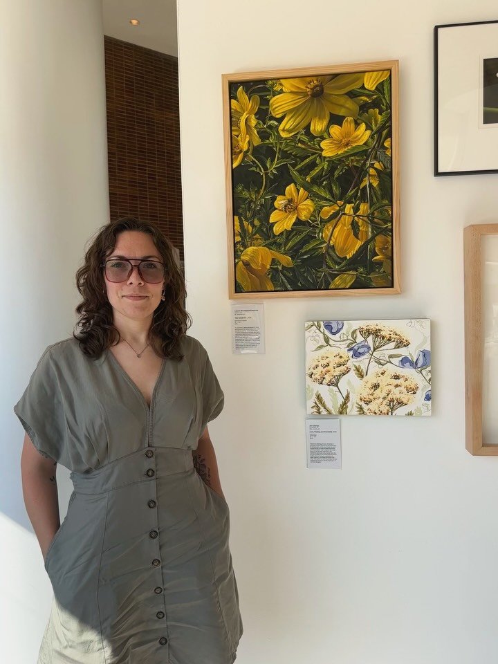 Had the most beautiful day yesterday attending @dartcenternfk &lsquo;s opening reception for Flourish. ☀️🐝