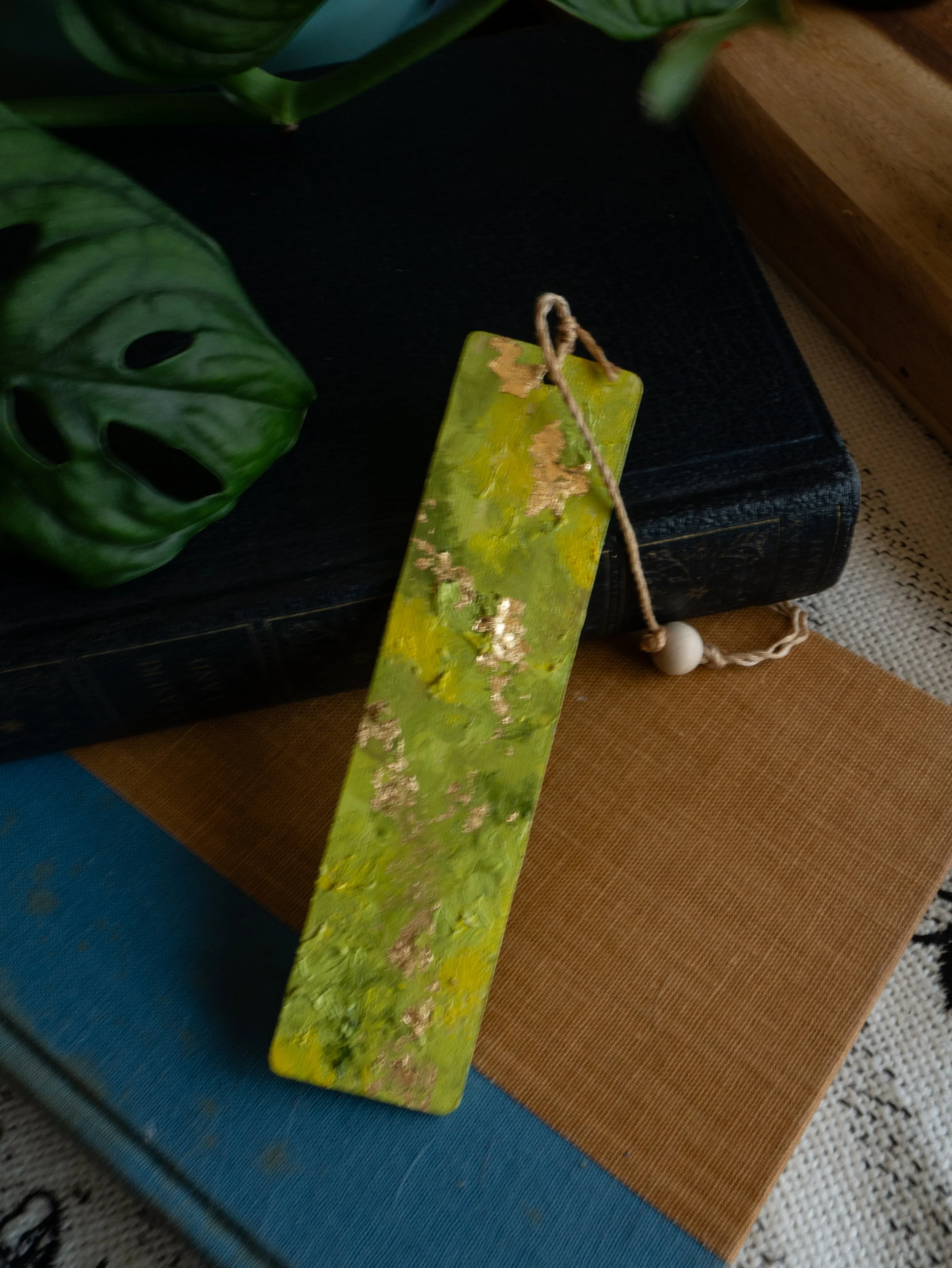 Bead and Button Bookmark VIII
