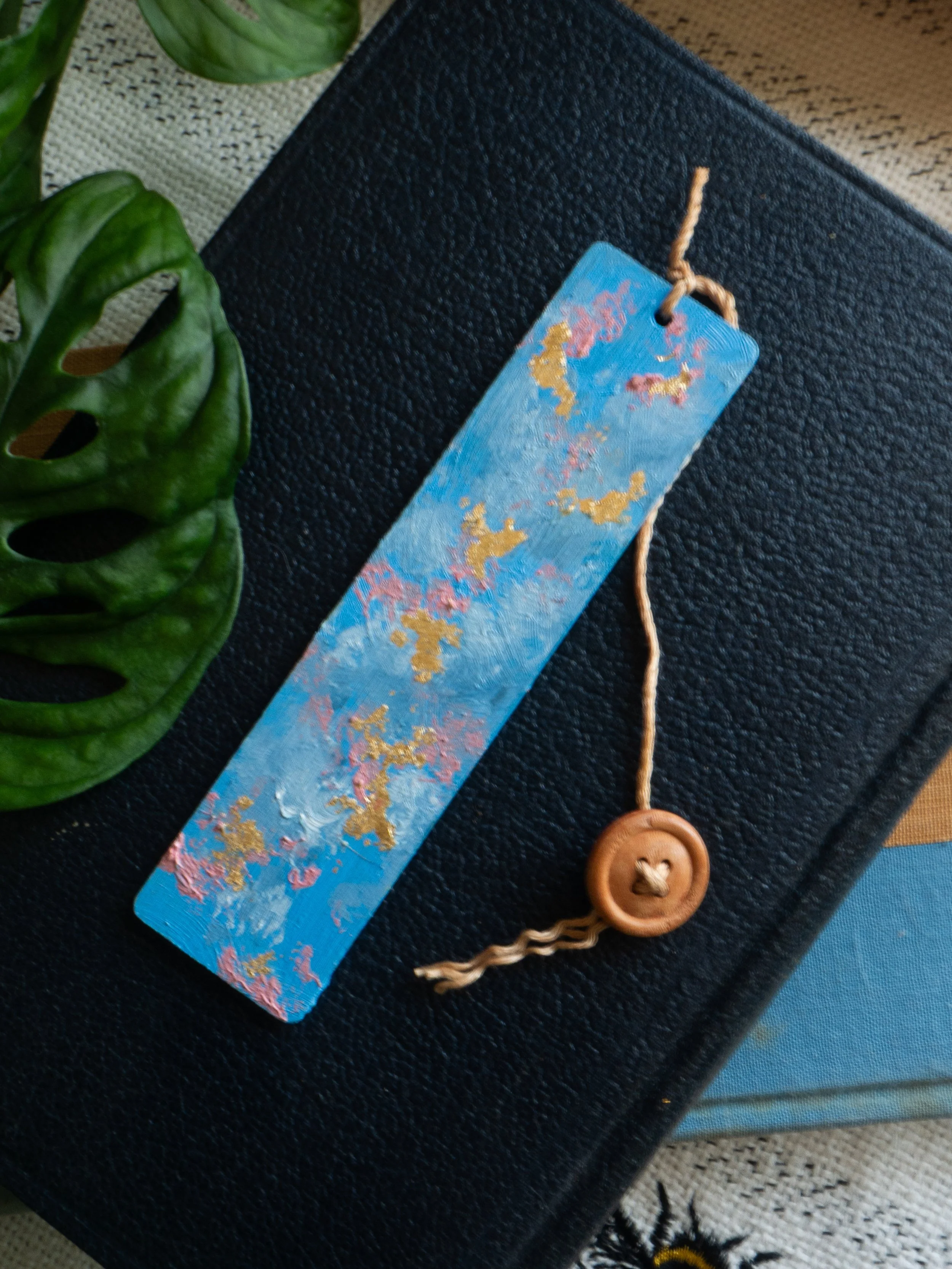Bead and Button Bookmark XIV