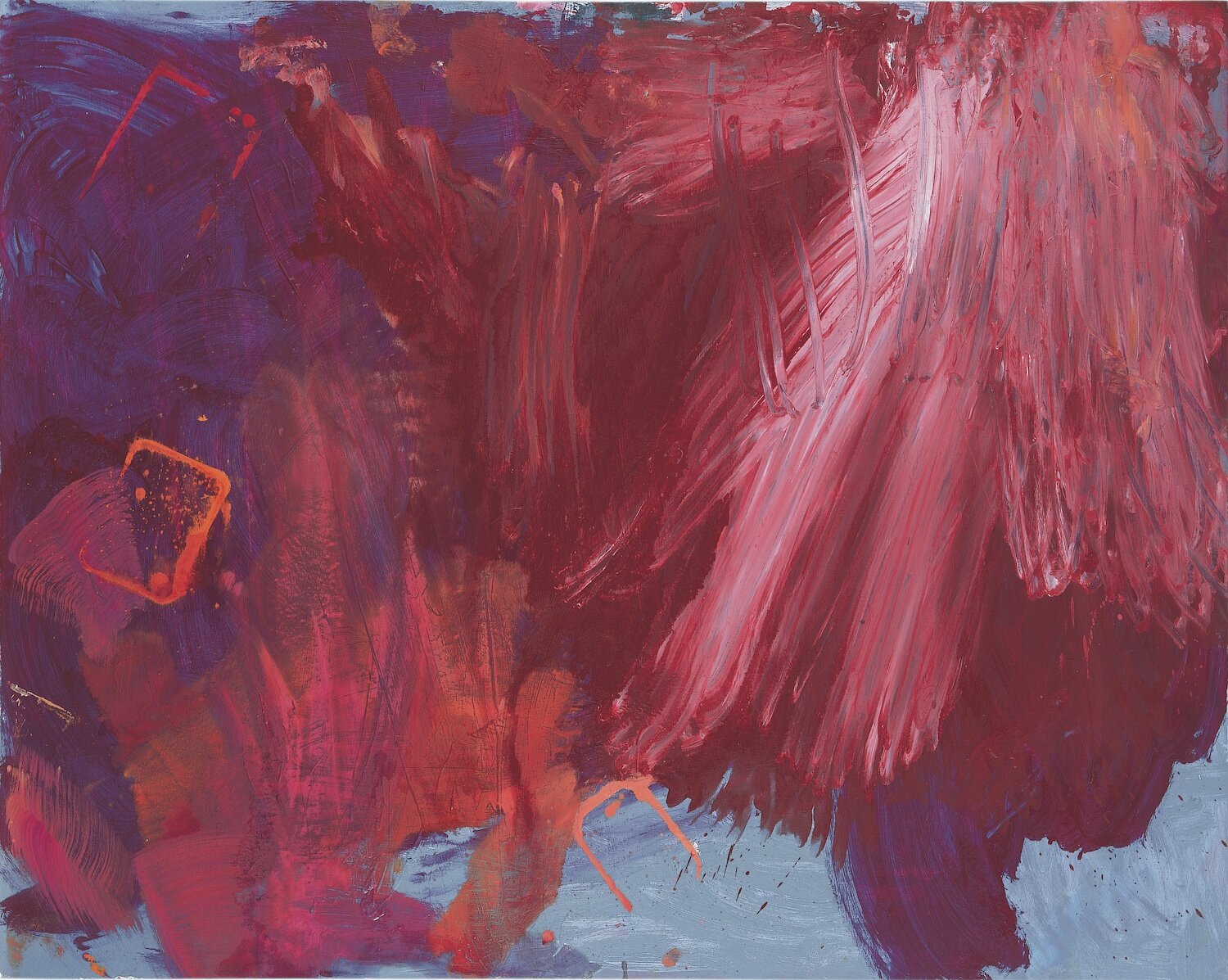 ohne Titel, 2003, Öl auf Papier, 122x153cm