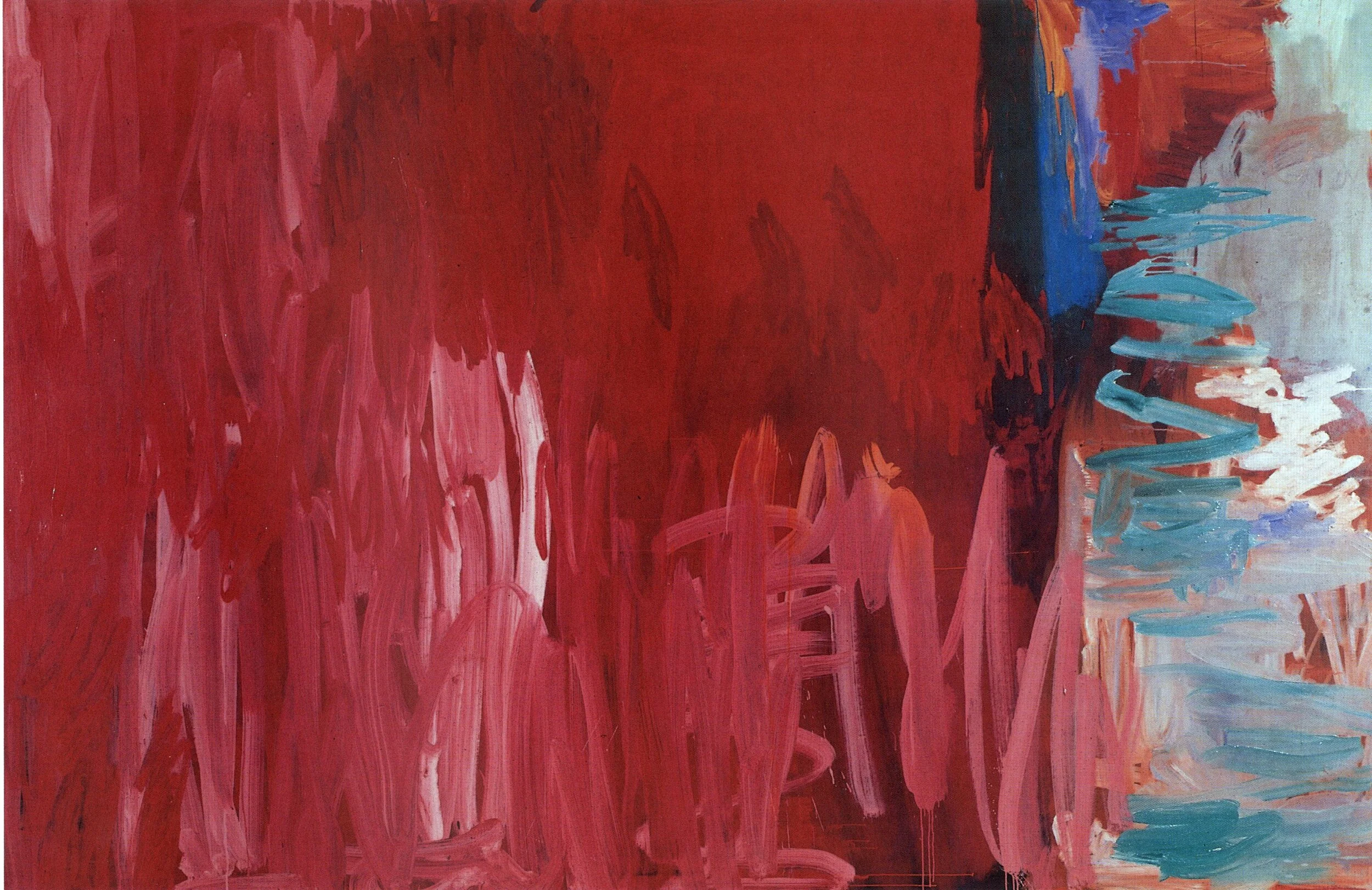 ohne Titel, 1995/96, Öl auf Leinwand, 190x290cm