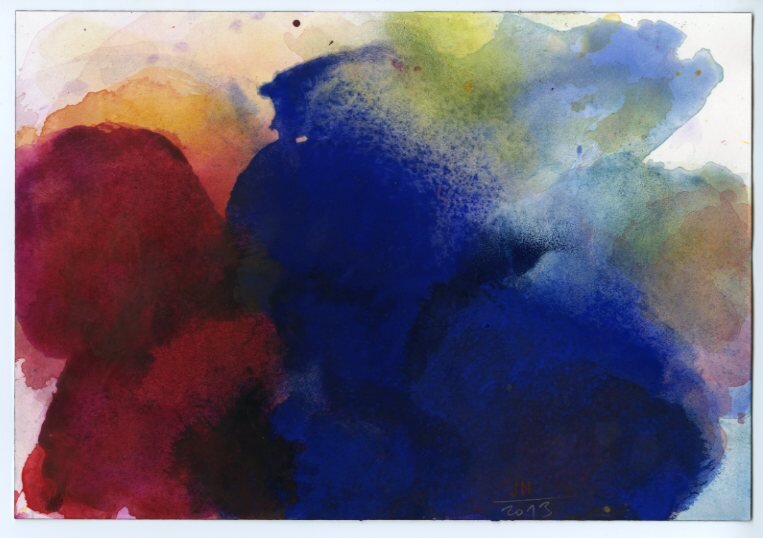 o.T., 2013, Tempera, 18x26cm