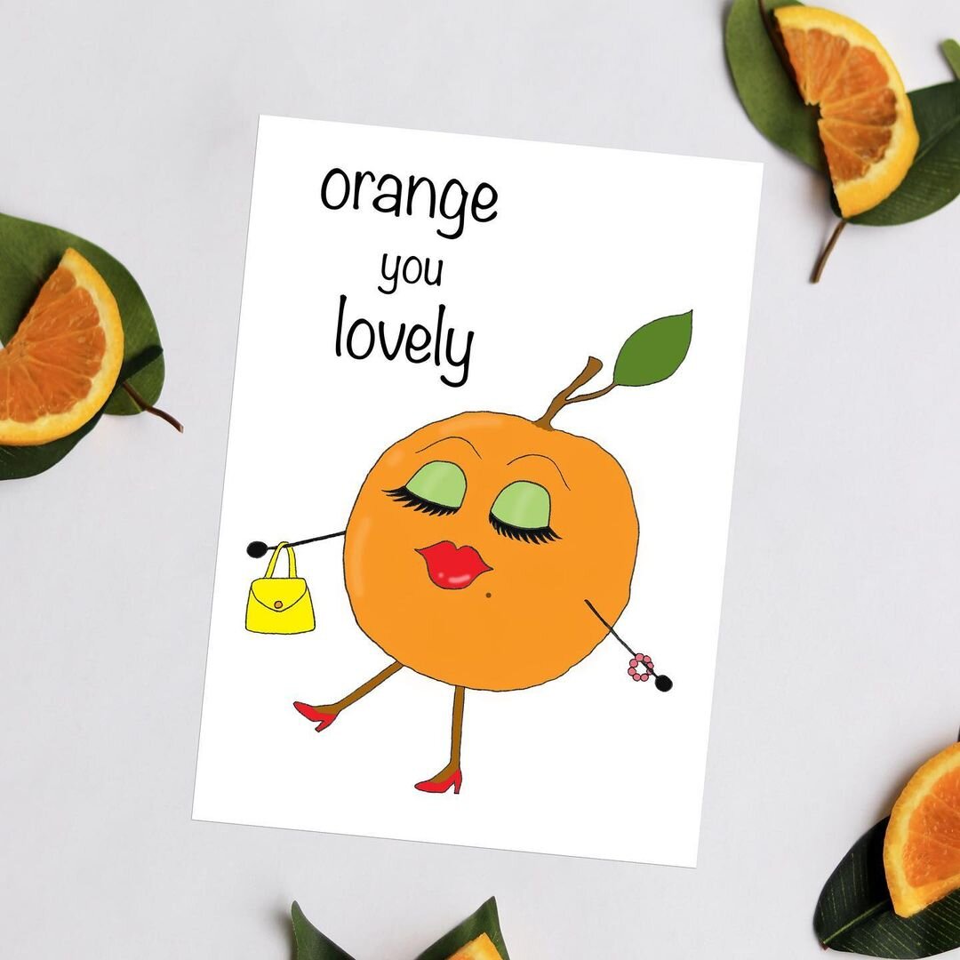 ‘Orange You Lovely’ Card by Cole Yoni Co., $6.75