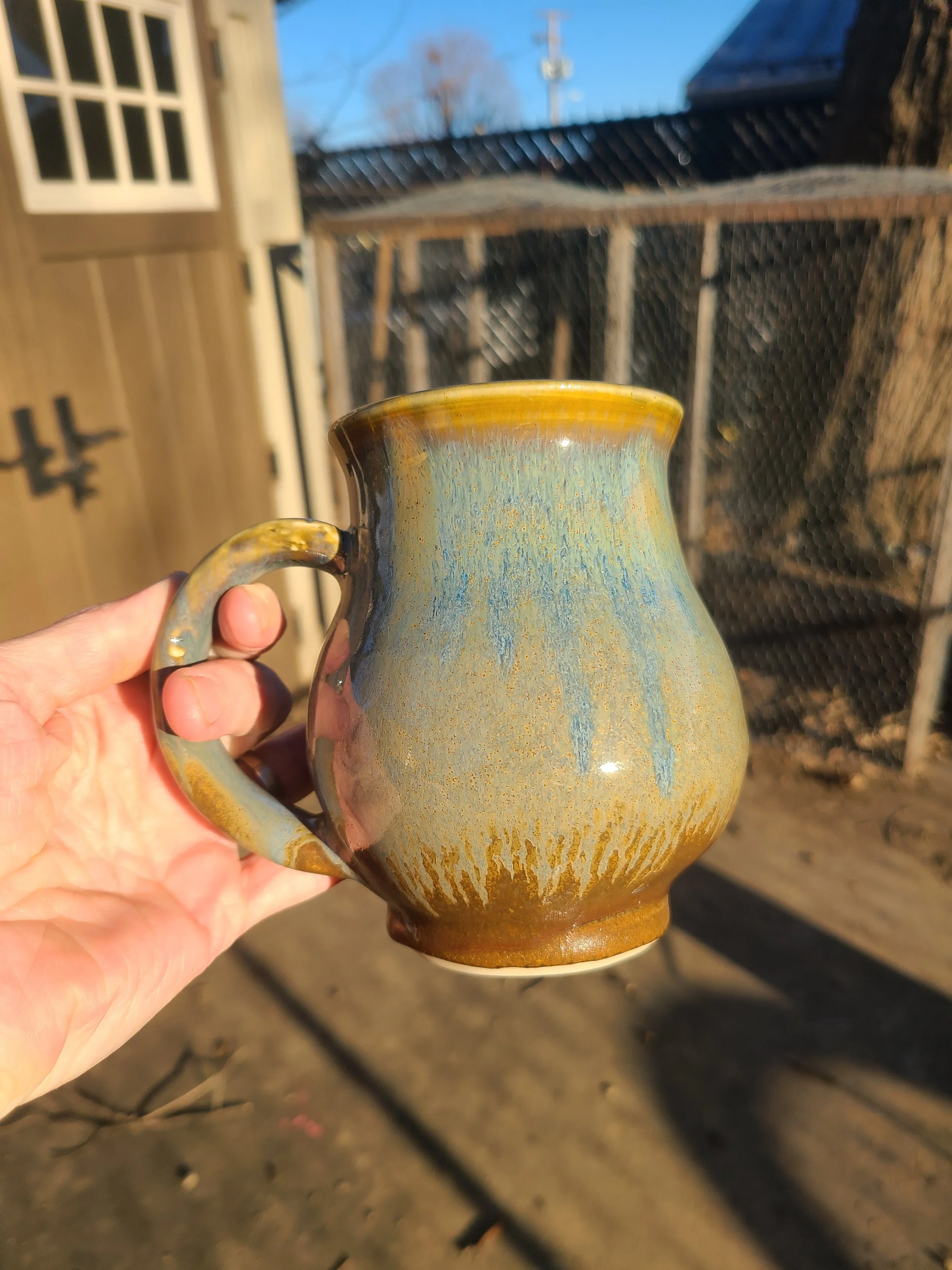 Pinholing in Drippy Glazes