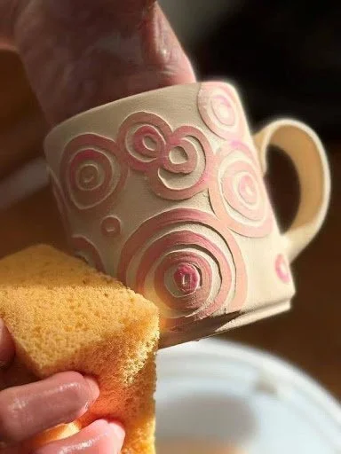 Water Etching: Decorating Bone-Dry Pottery