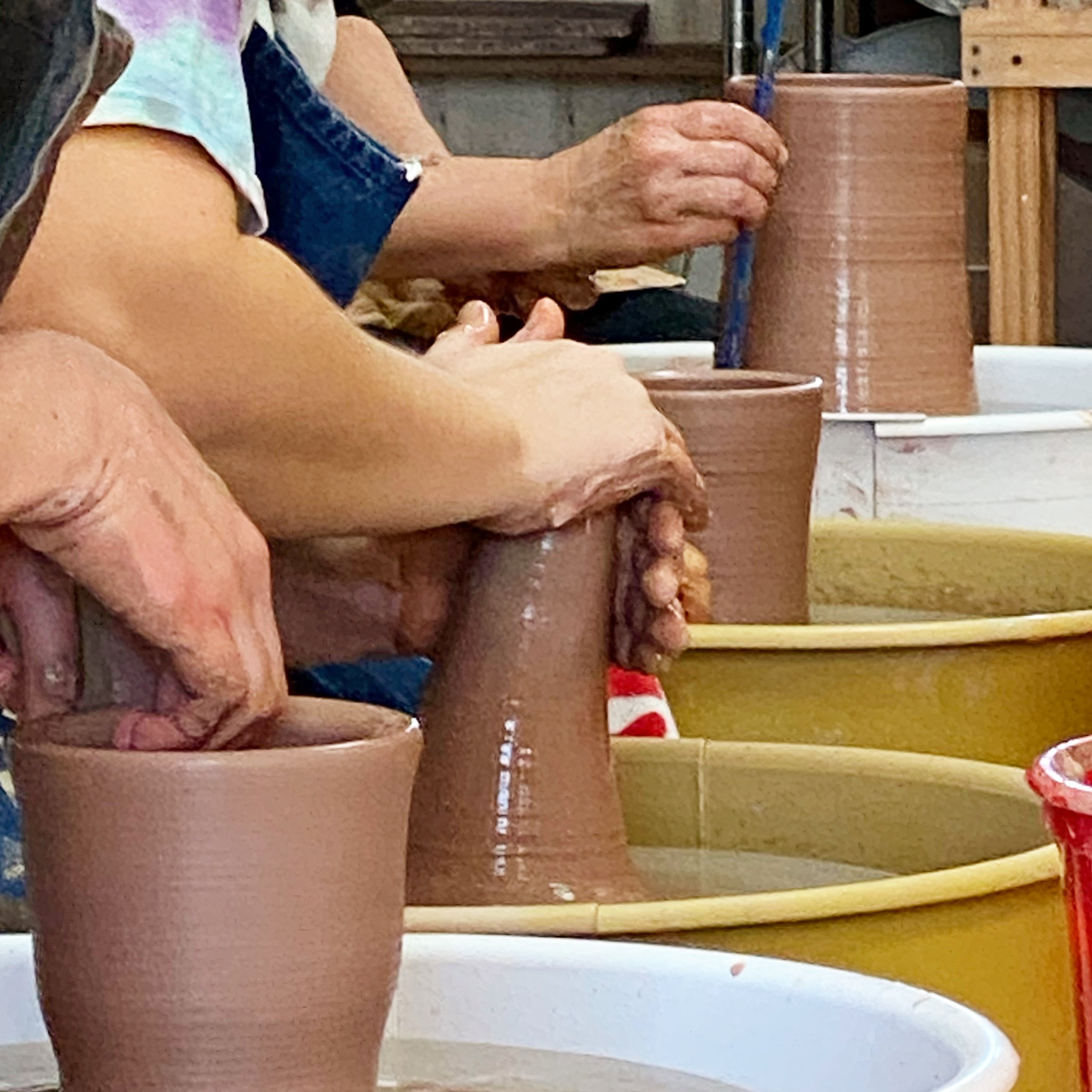 Tuesday 6:30-9:30pm Handbuilding/Wheel Hybrid Class with Connie