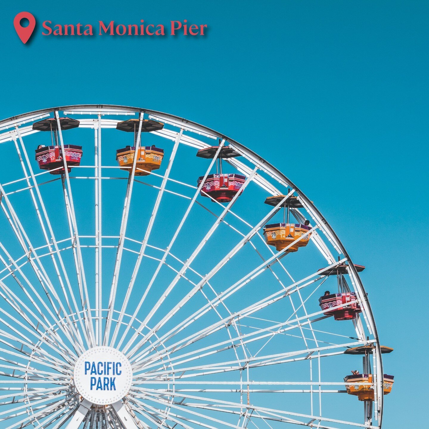 Take a walk down the boardwalk and bask in the sunlight from the tippy-top of the ferris wheel at this iconic SoCal landmark! 🎡⁠
⁠
#eddycoliving #thingstodoinla #colivingspaces #santamonica