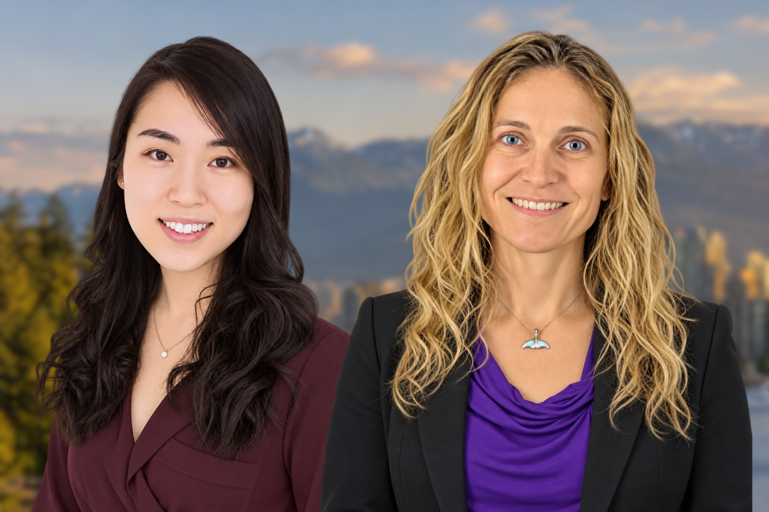 Vivian Tsang and Pamela Kryskow