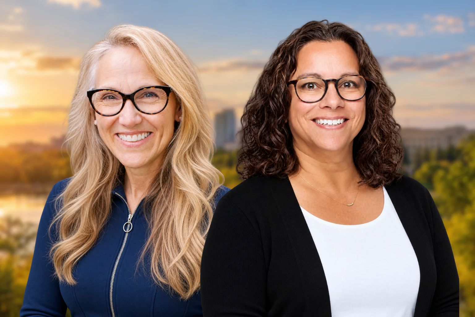 Susan Petryk and Jill Bally