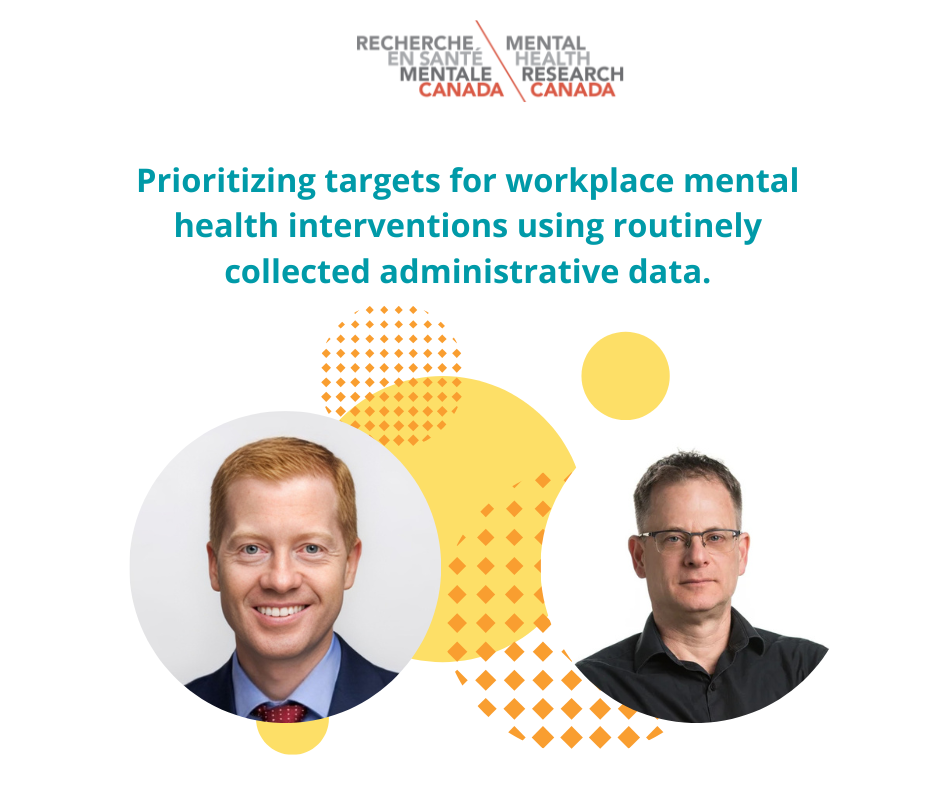 Prioritizing targets for workplace mental health interventions using routinely collected administrative data.